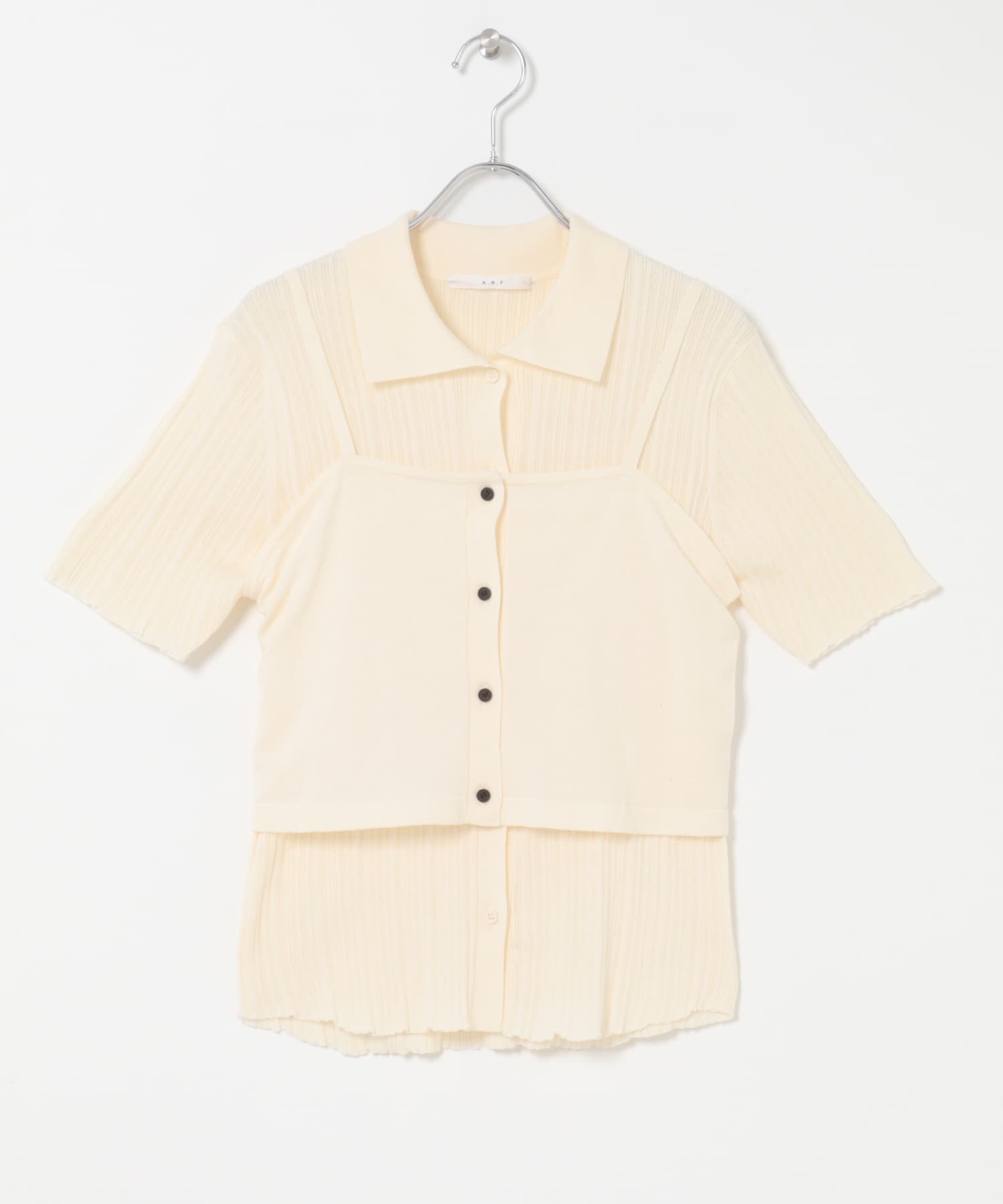 ビスチェSETニットシャツ IVORY One