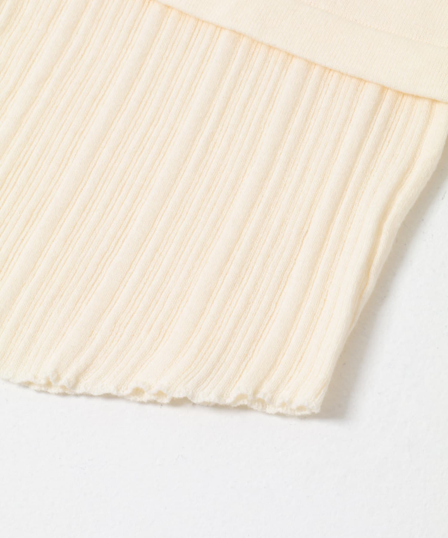 ビスチェSETニットシャツ IVORY One