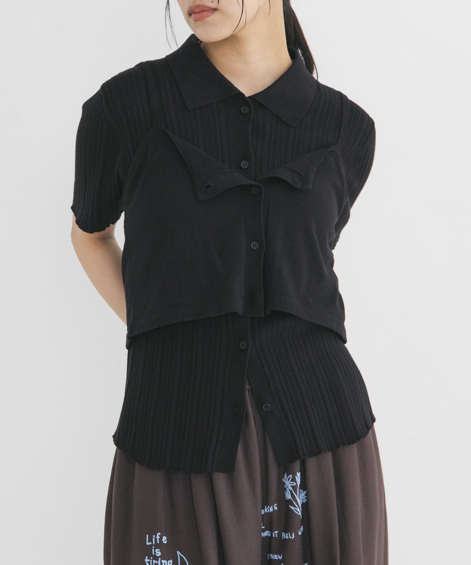 身長：163cm サイズ：one