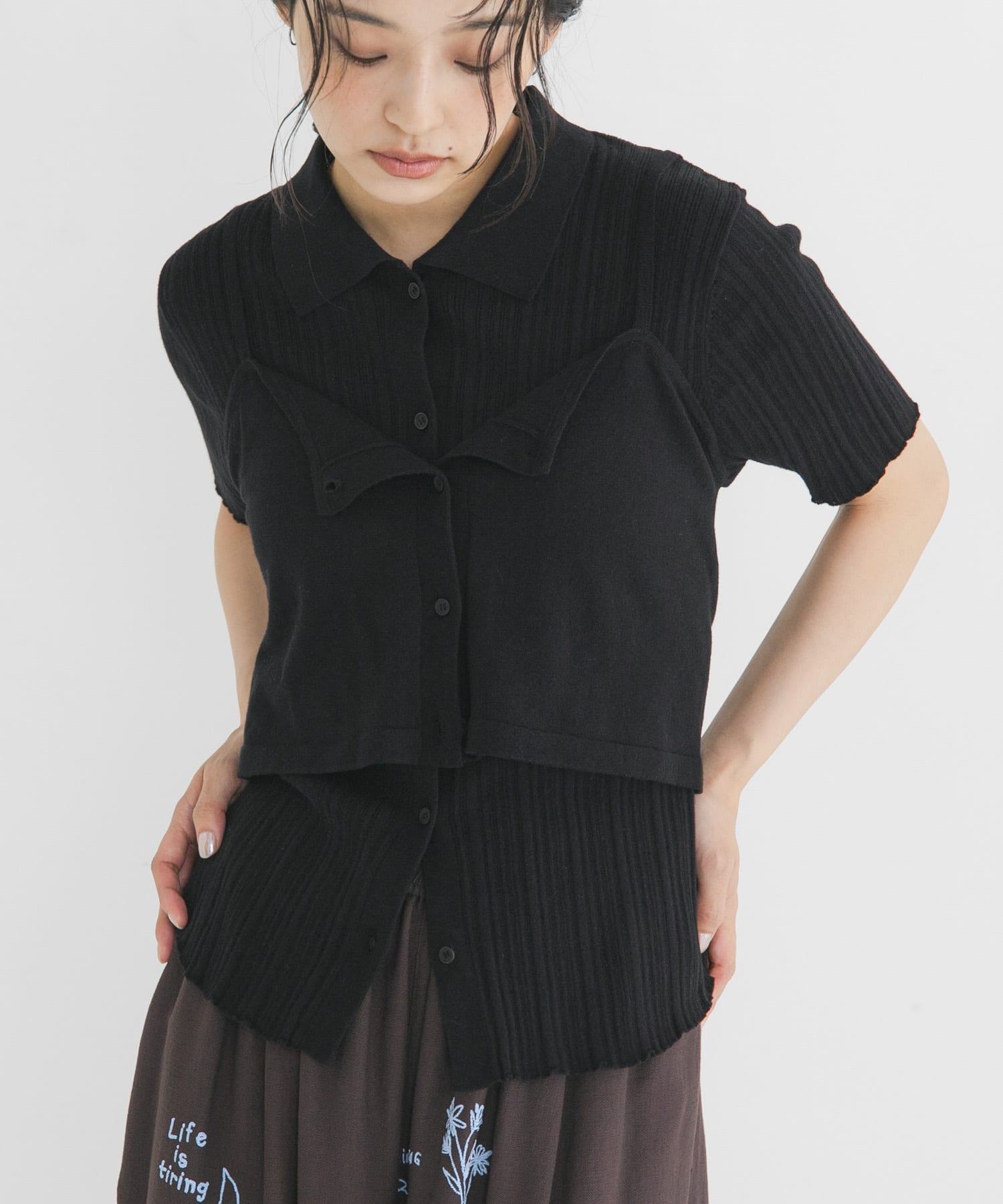 身長：163cm サイズ：one