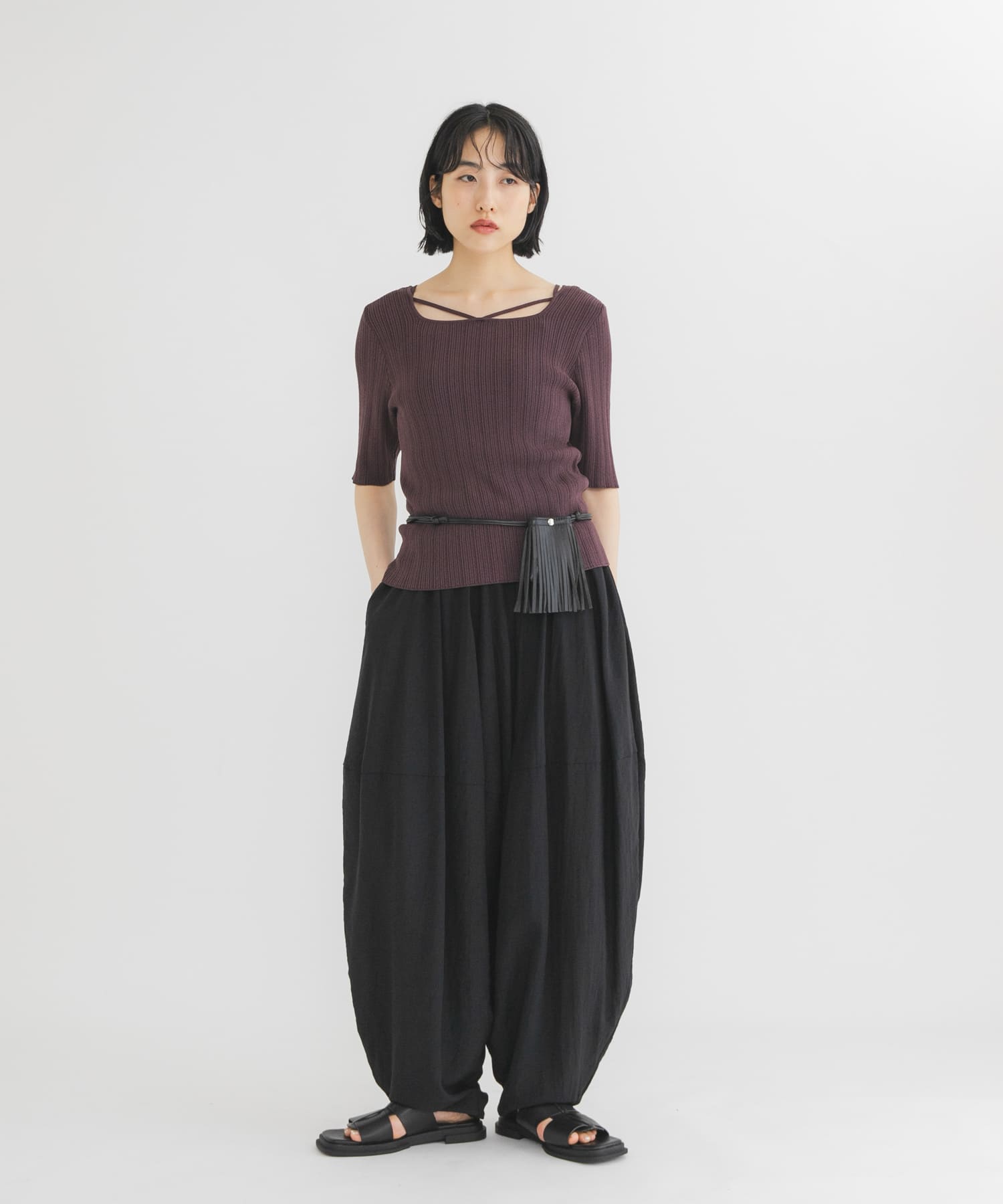 身長：160cm サイズ：one
