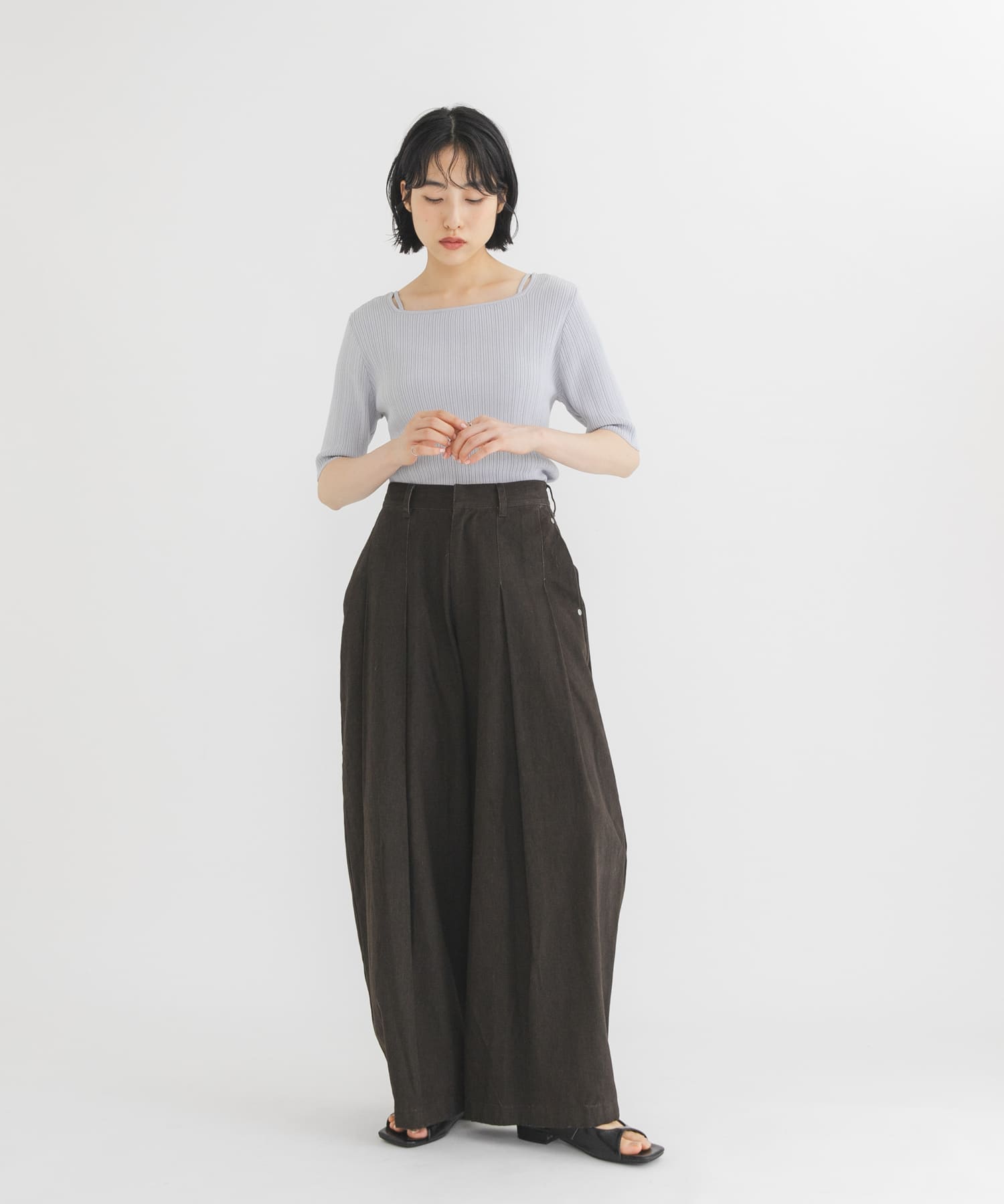 身長：160cm サイズ：one