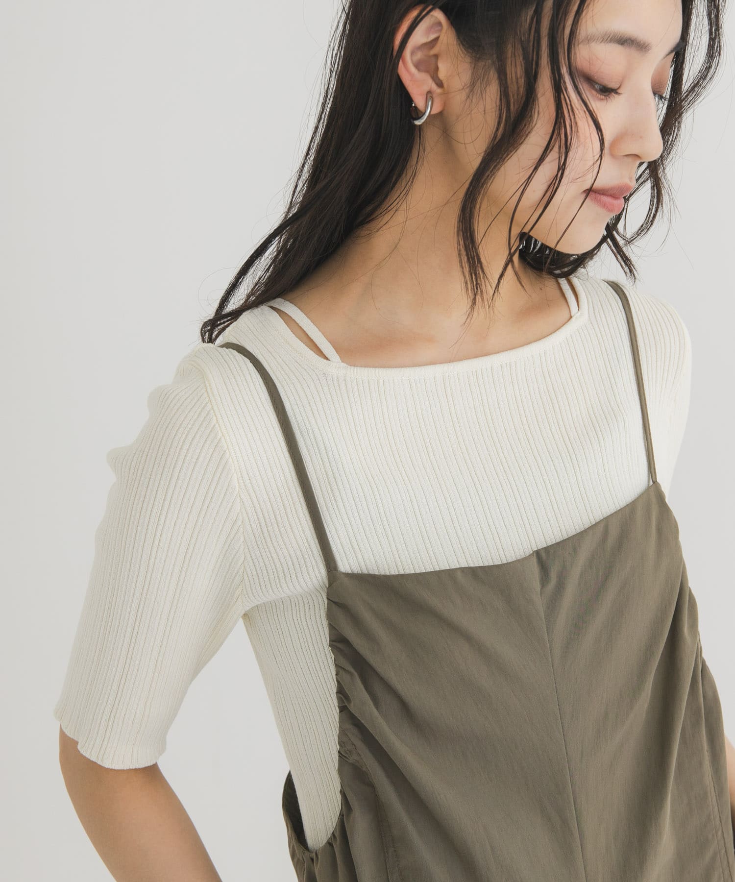 身長：163cm サイズ：one