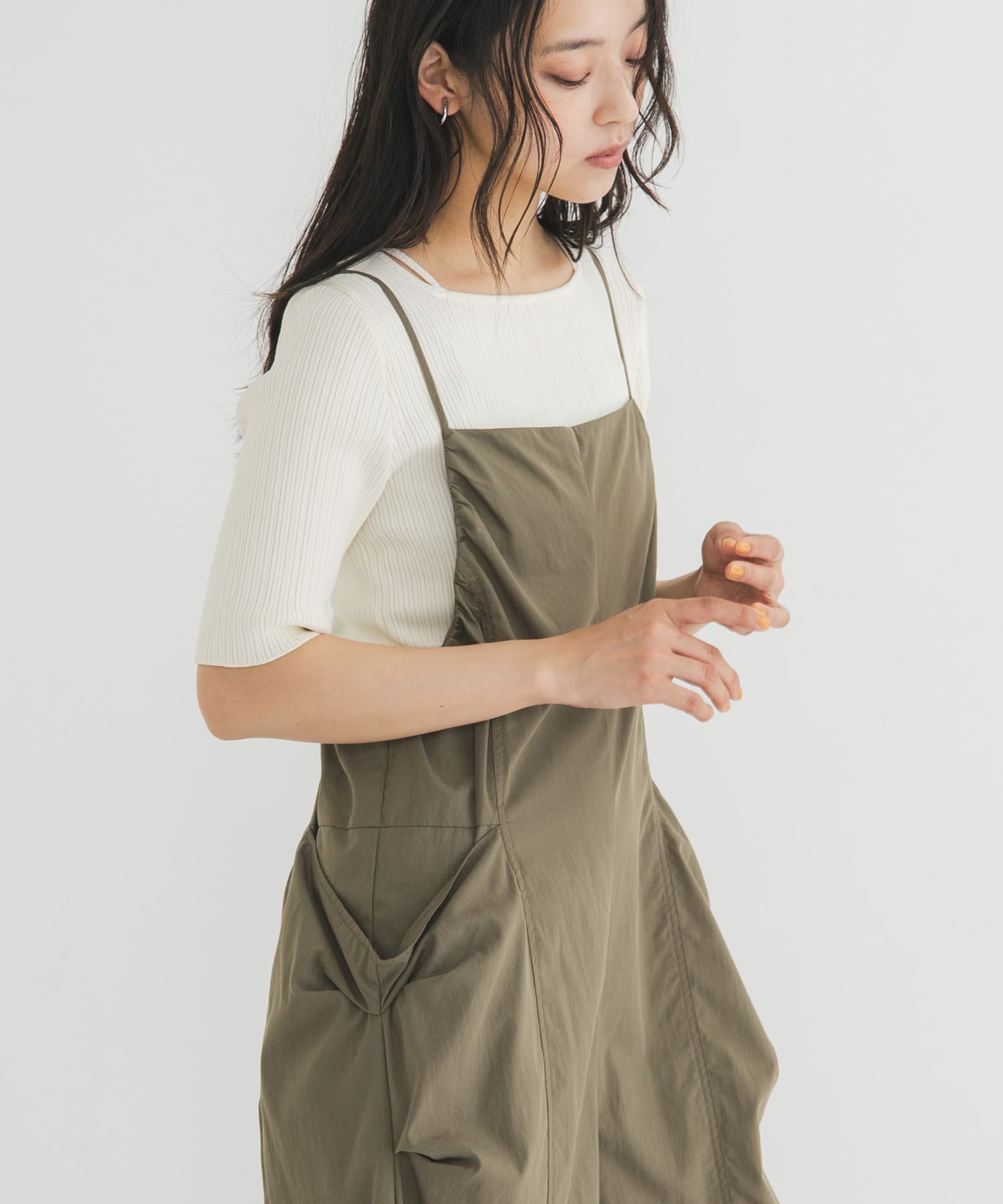 身長：163cm サイズ：one