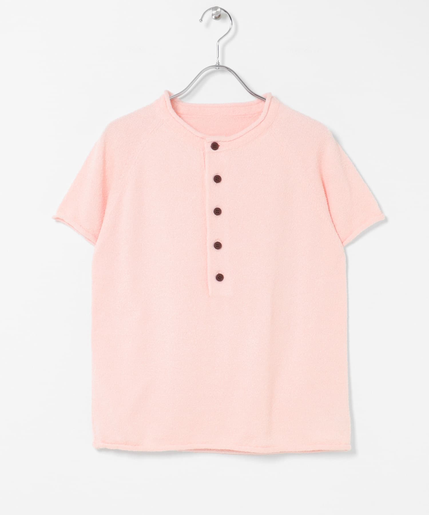ブークレヘンリーニット PINK One