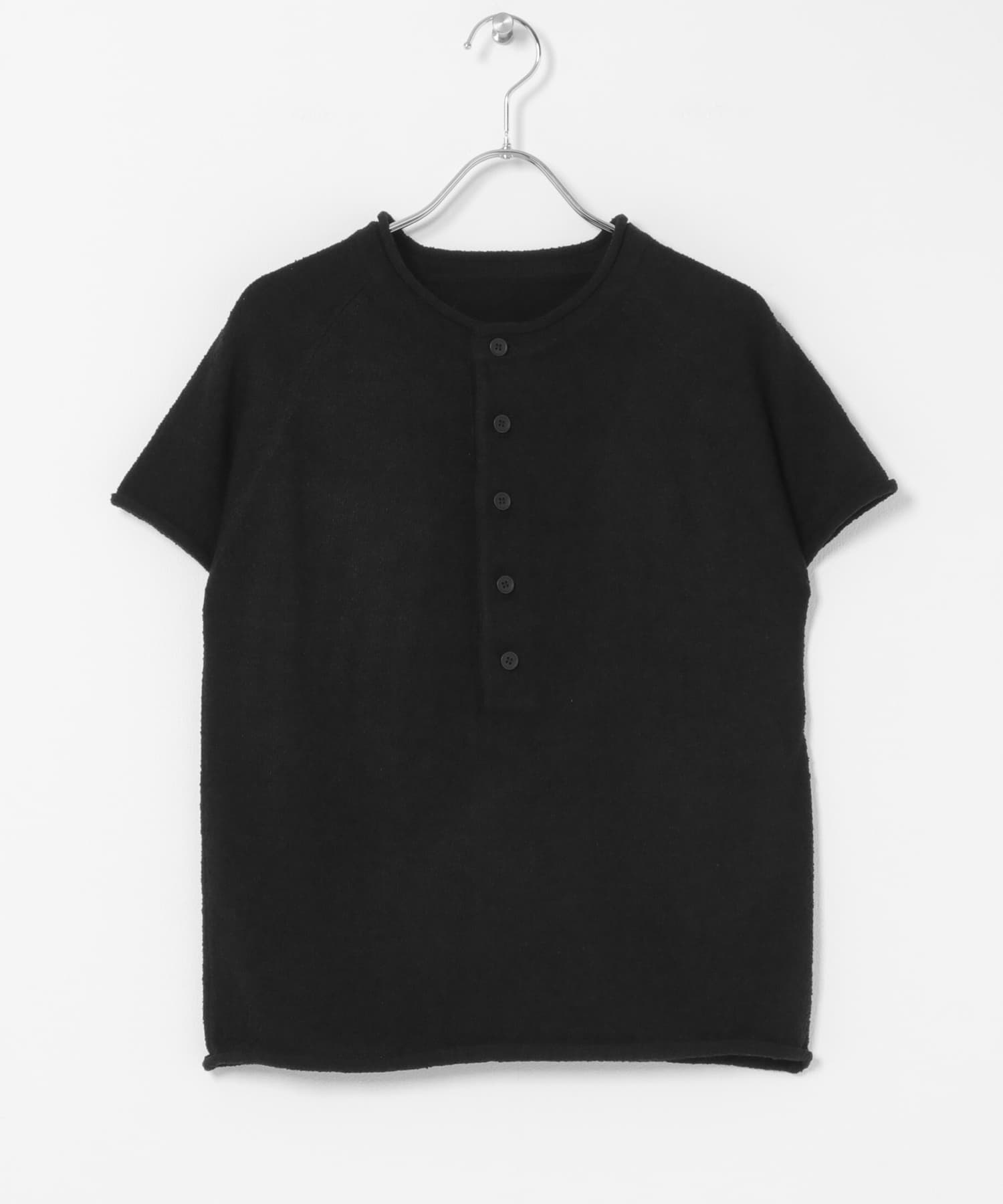 ブークレヘンリーニット BLACK One