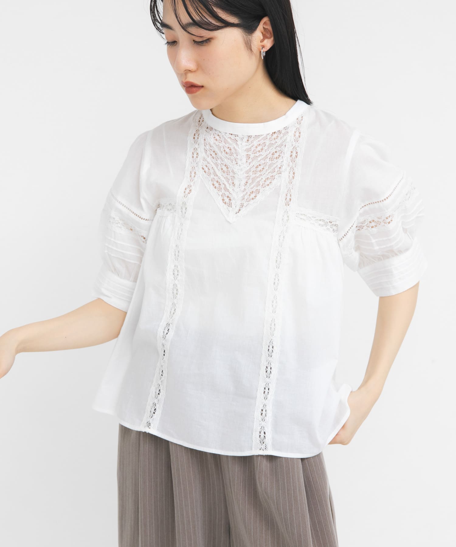 身長：160cm サイズ：one