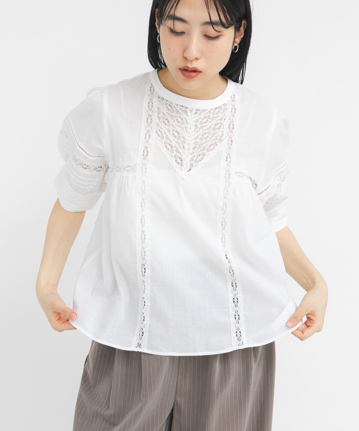 身長：160cm サイズ：one