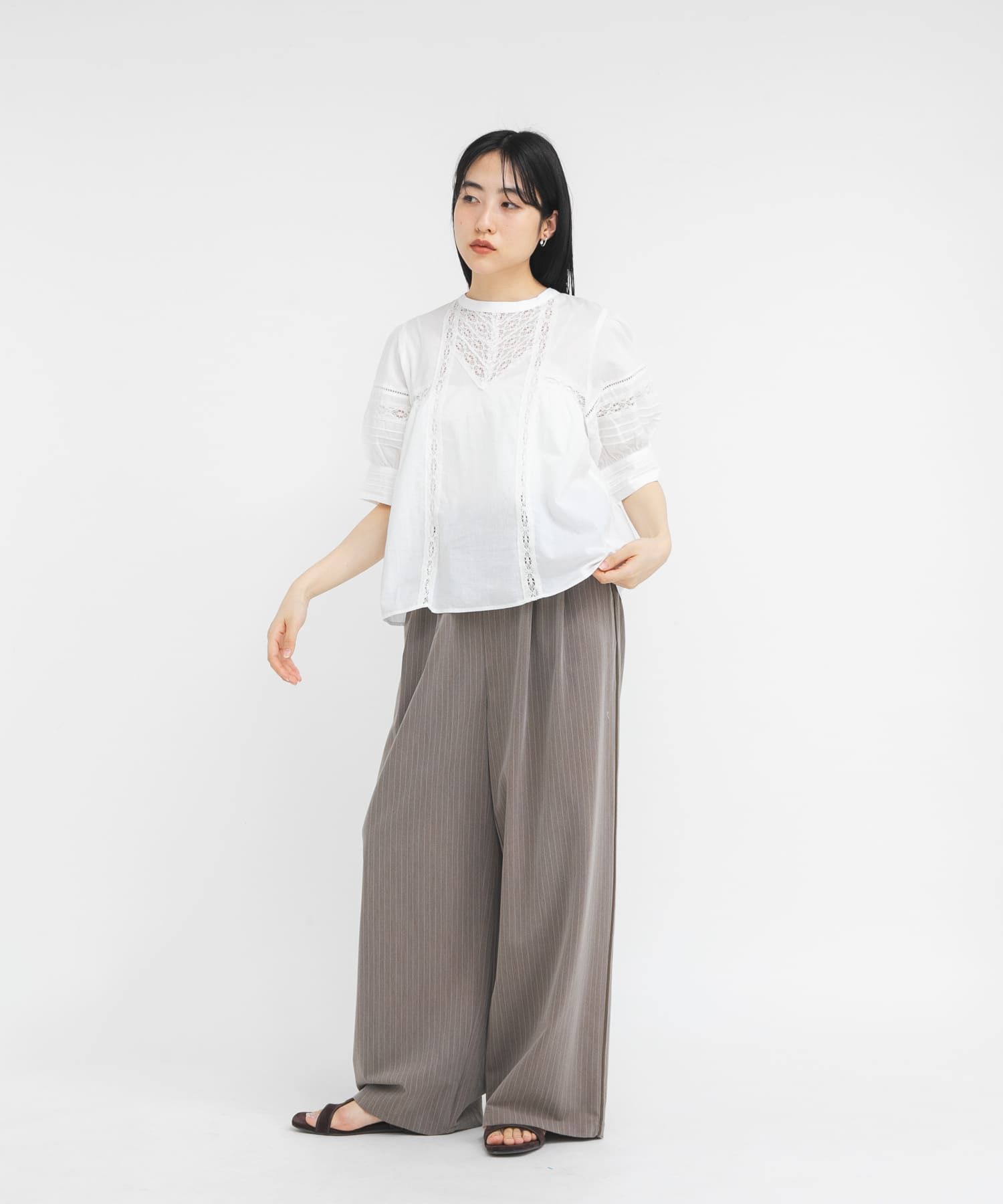 身長：160cm サイズ：one