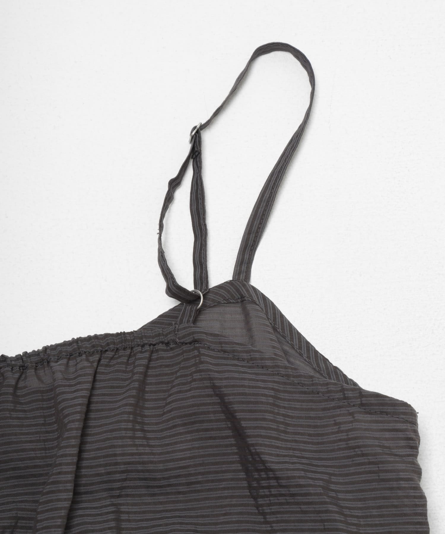 イレヘムビスチェSETハーフスリーブシャツ CHARCOAL One