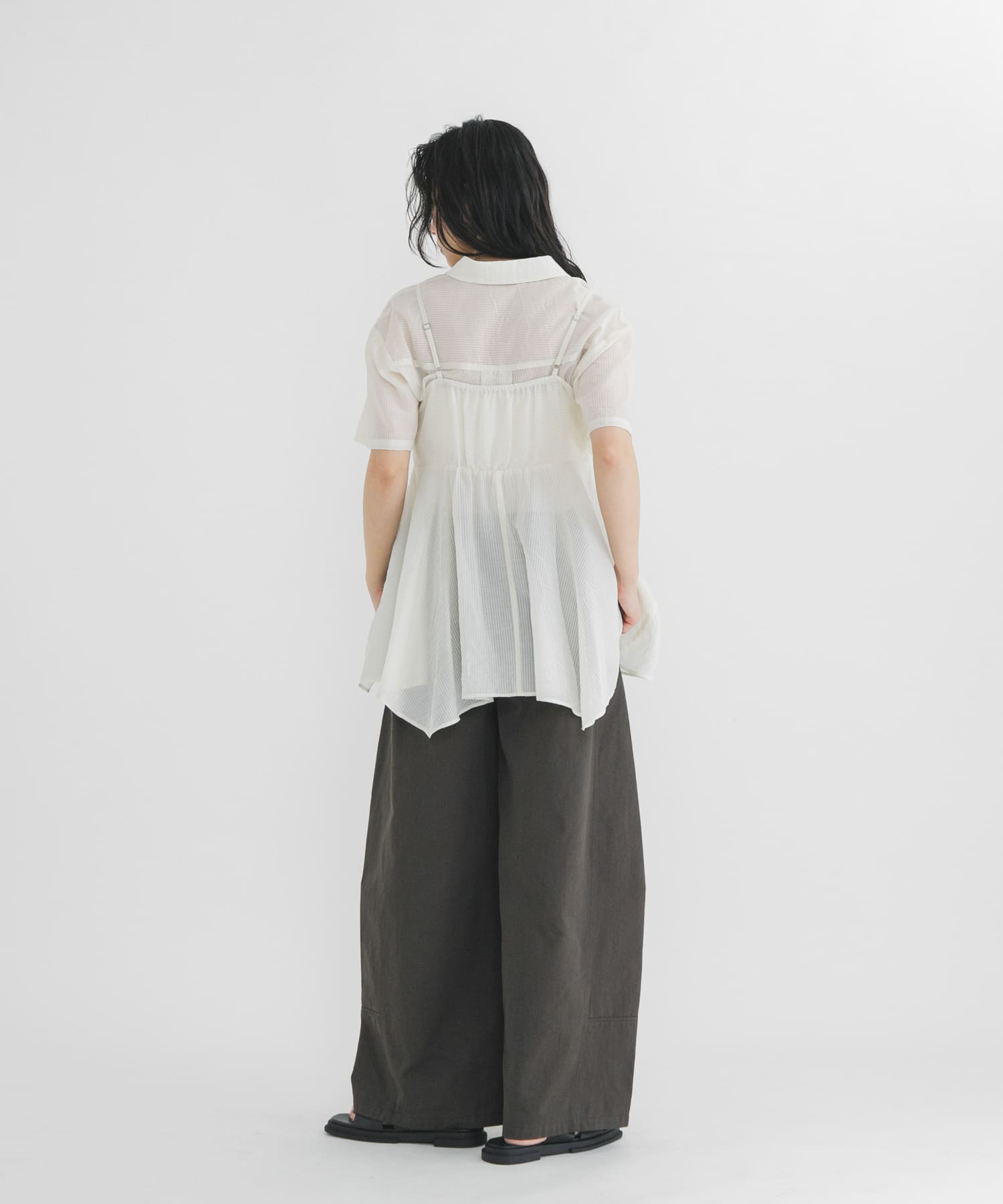 身長：163cm サイズ：one
