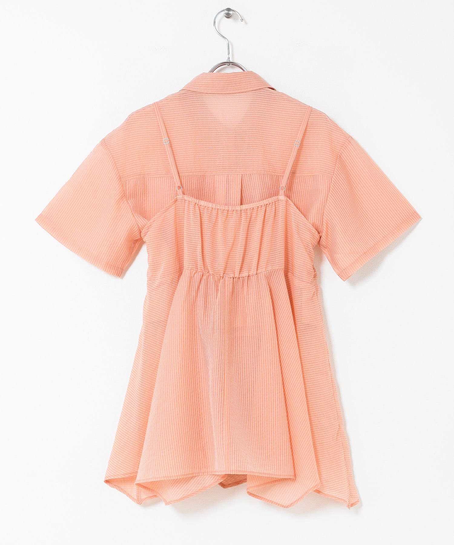 イレヘムビスチェSETハーフスリーブシャツ CORAL One