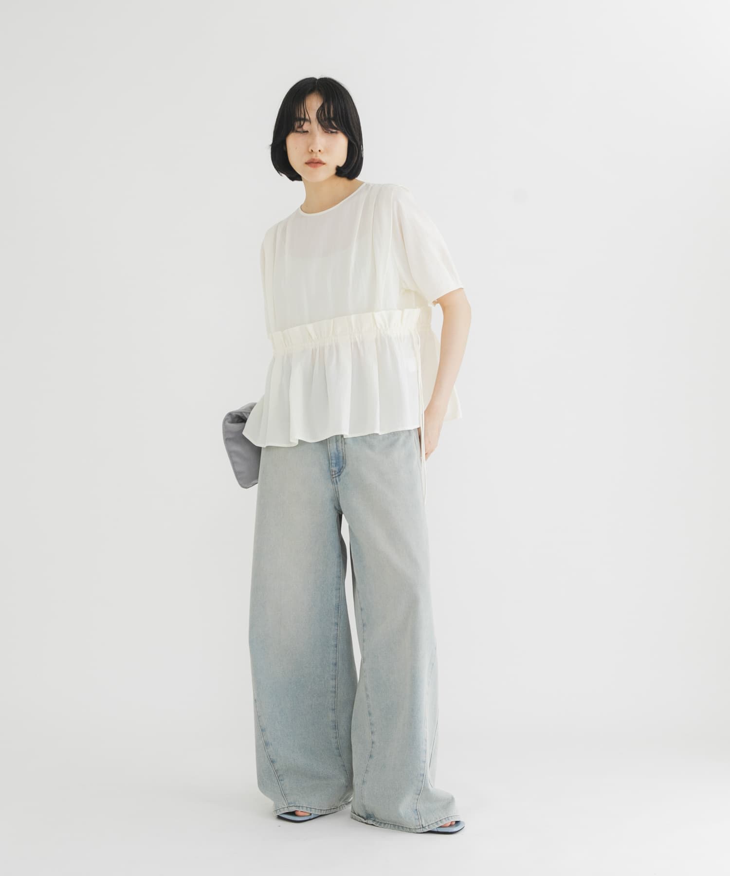 身長：160cm サイズ：one