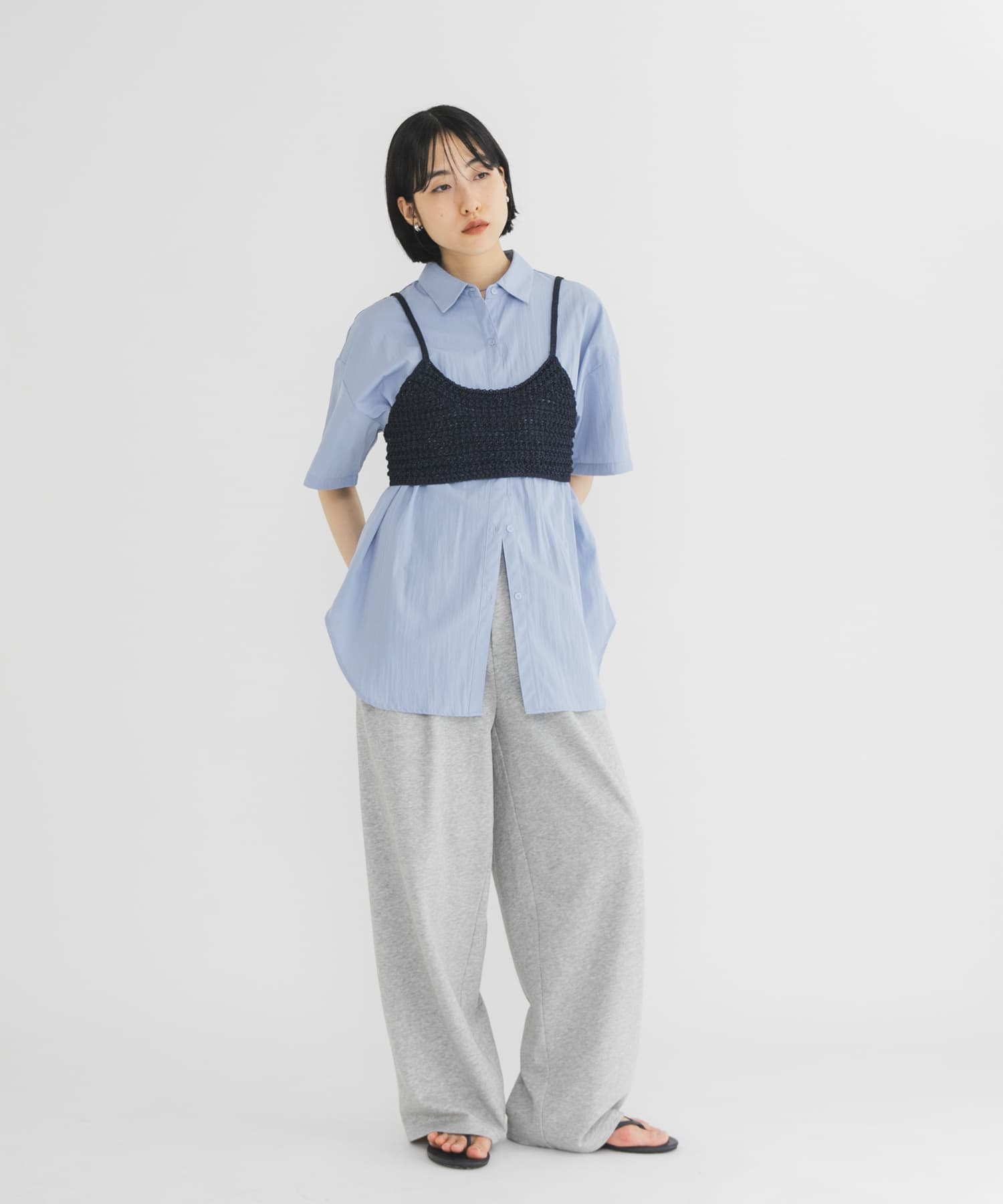 身長：160cm サイズ：one