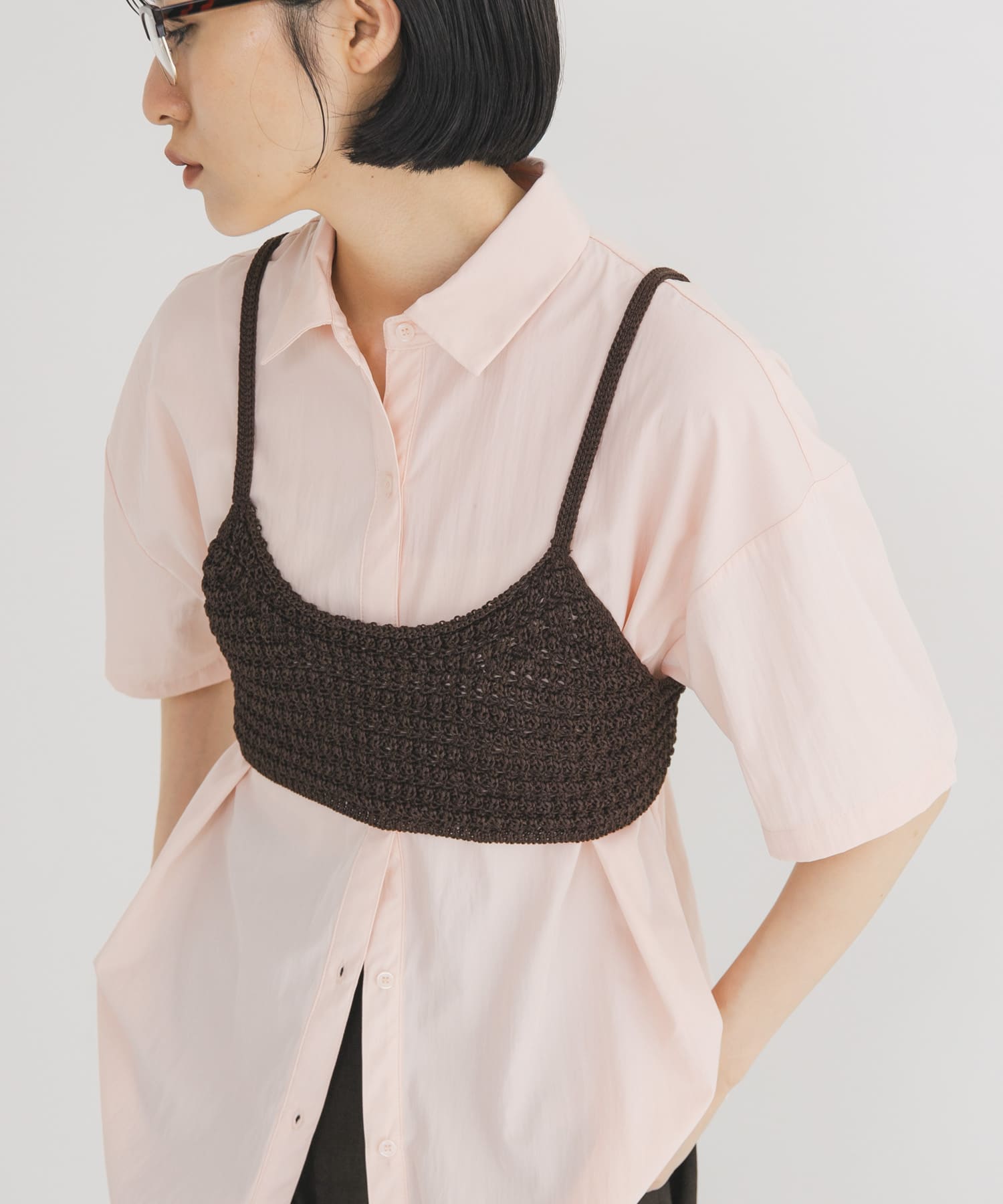 身長：160cm サイズ：one
