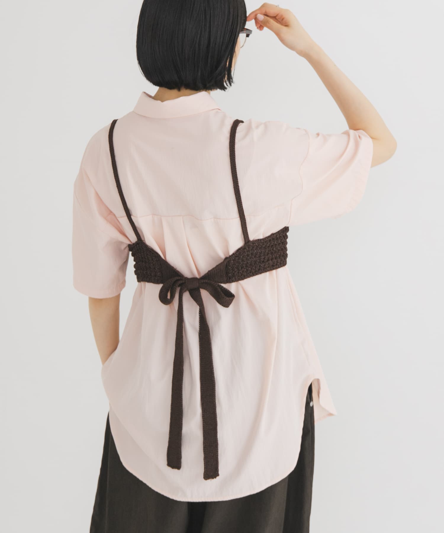 身長：160cm サイズ：one