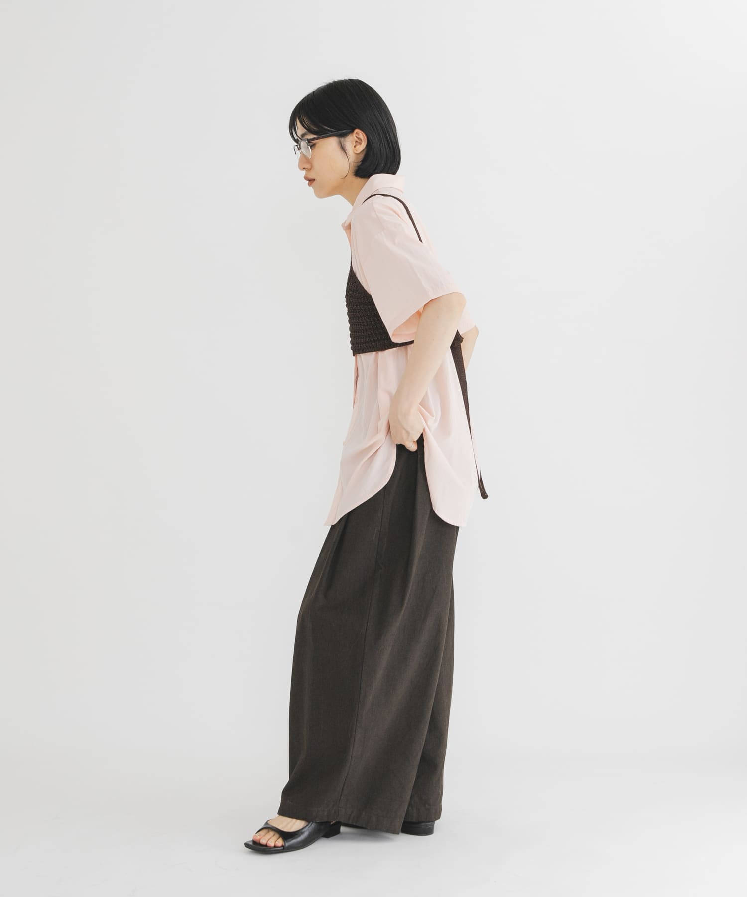 身長：160cm サイズ：one