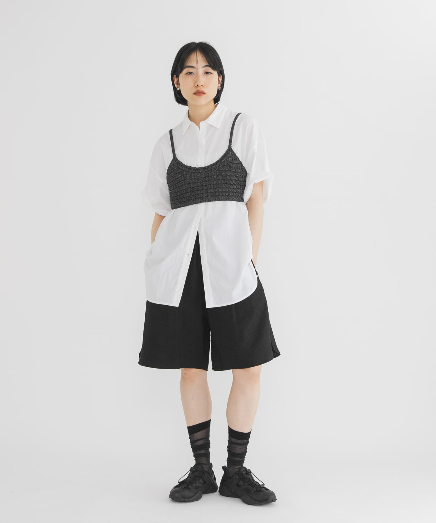 身長：160cm サイズ：one