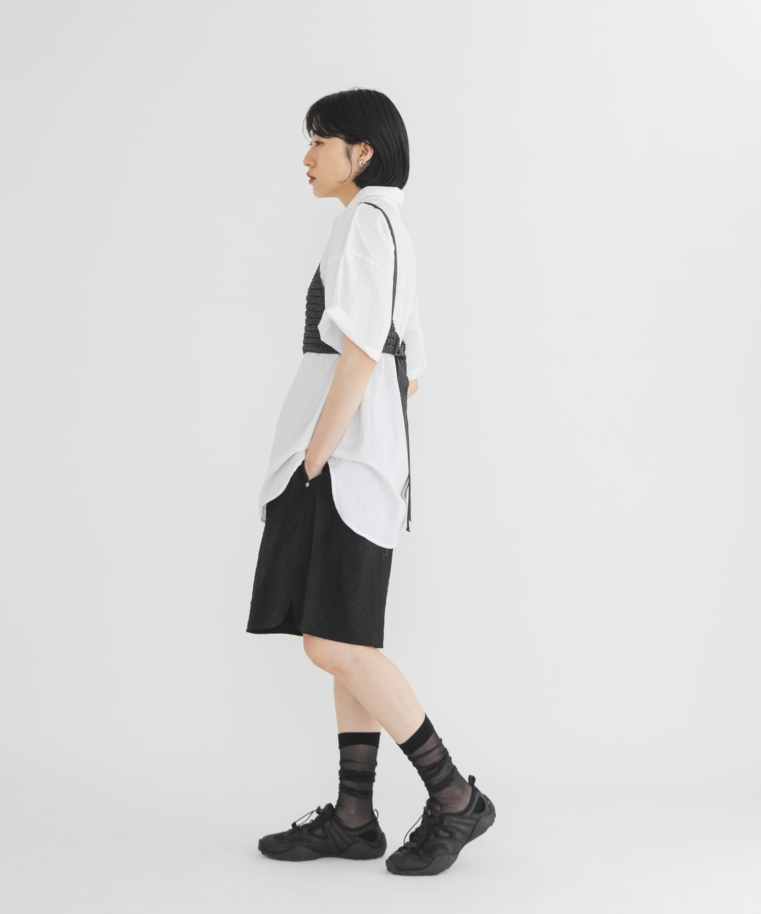 身長：160cm サイズ：one