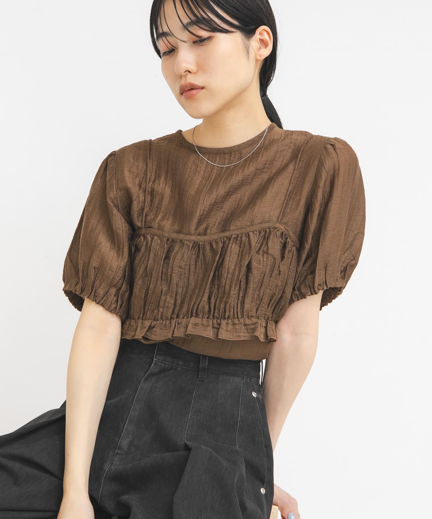 身長：160cm サイズ：one