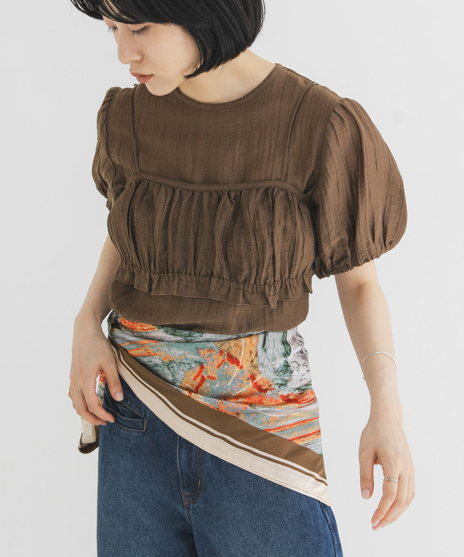 身長：160cm サイズ：one