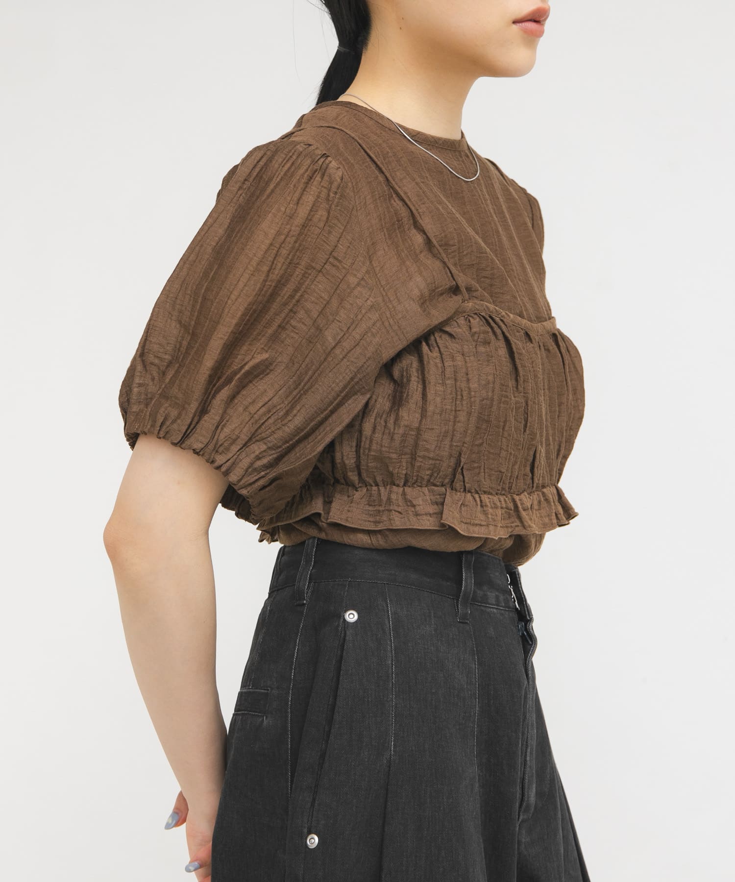 身長：160cm サイズ：one