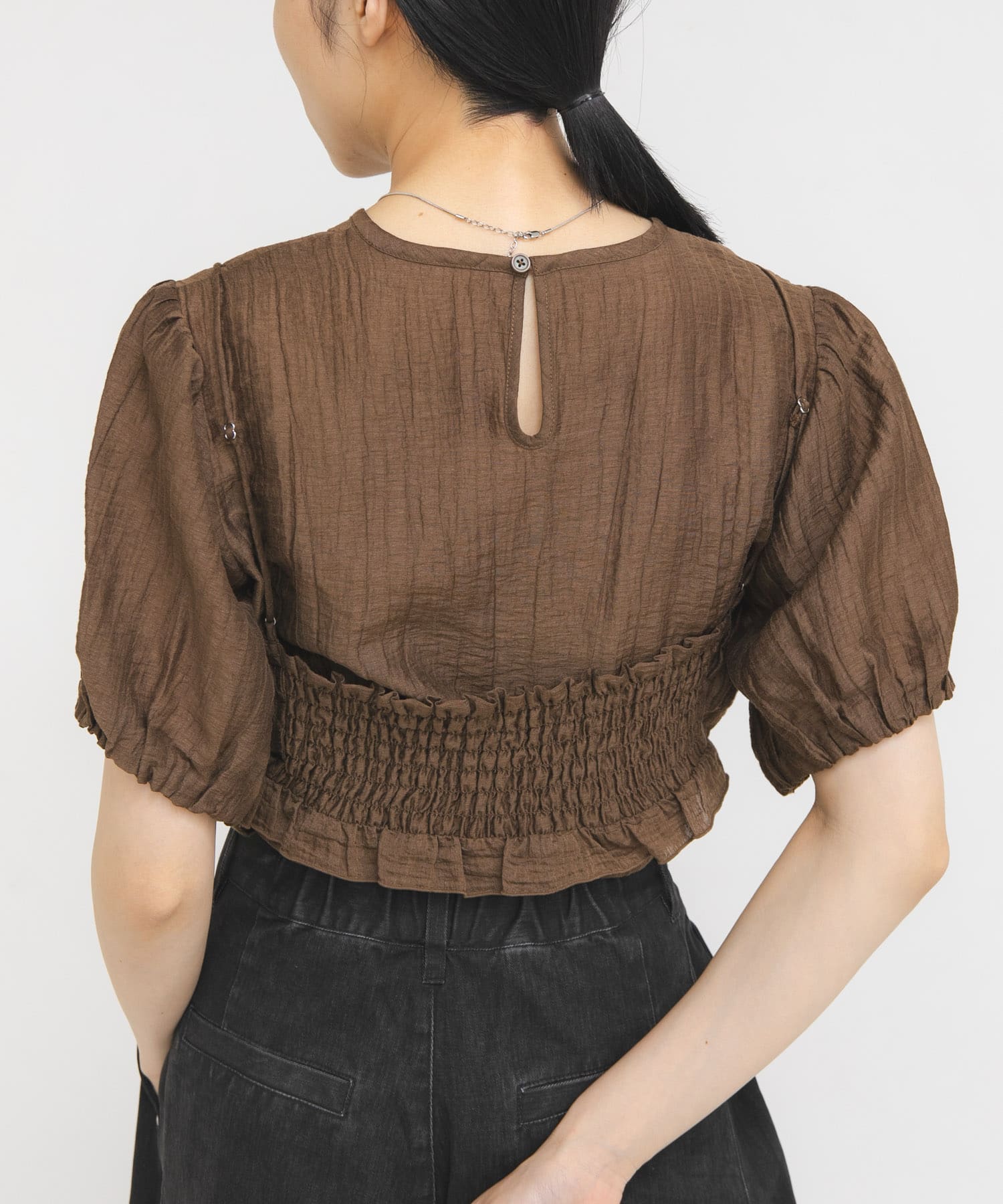 身長：160cm サイズ：one