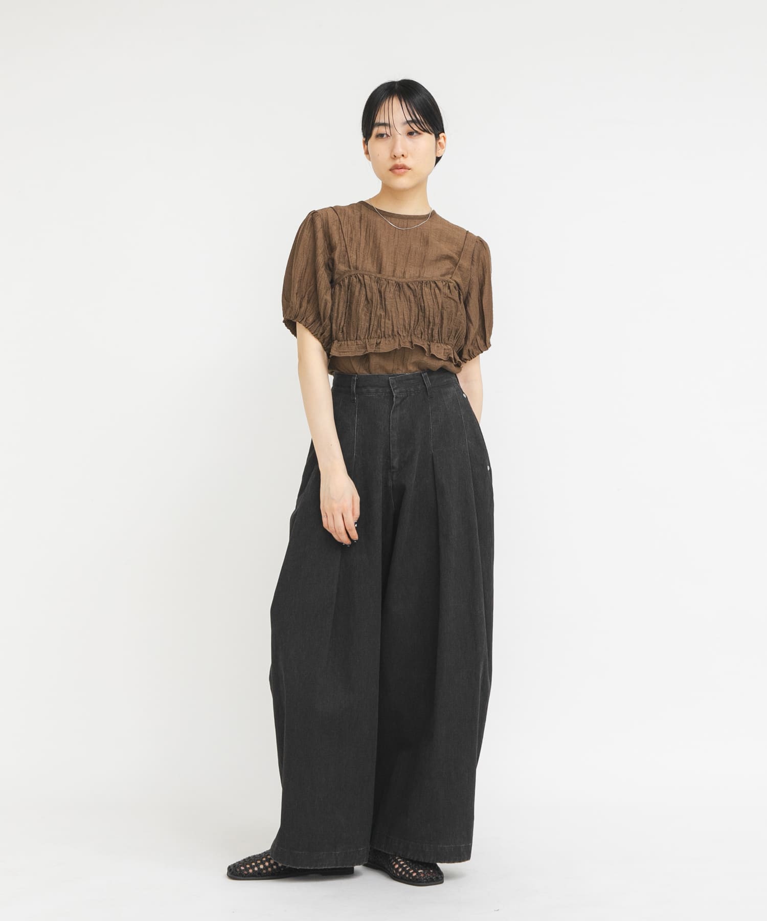 身長：160cm サイズ：one