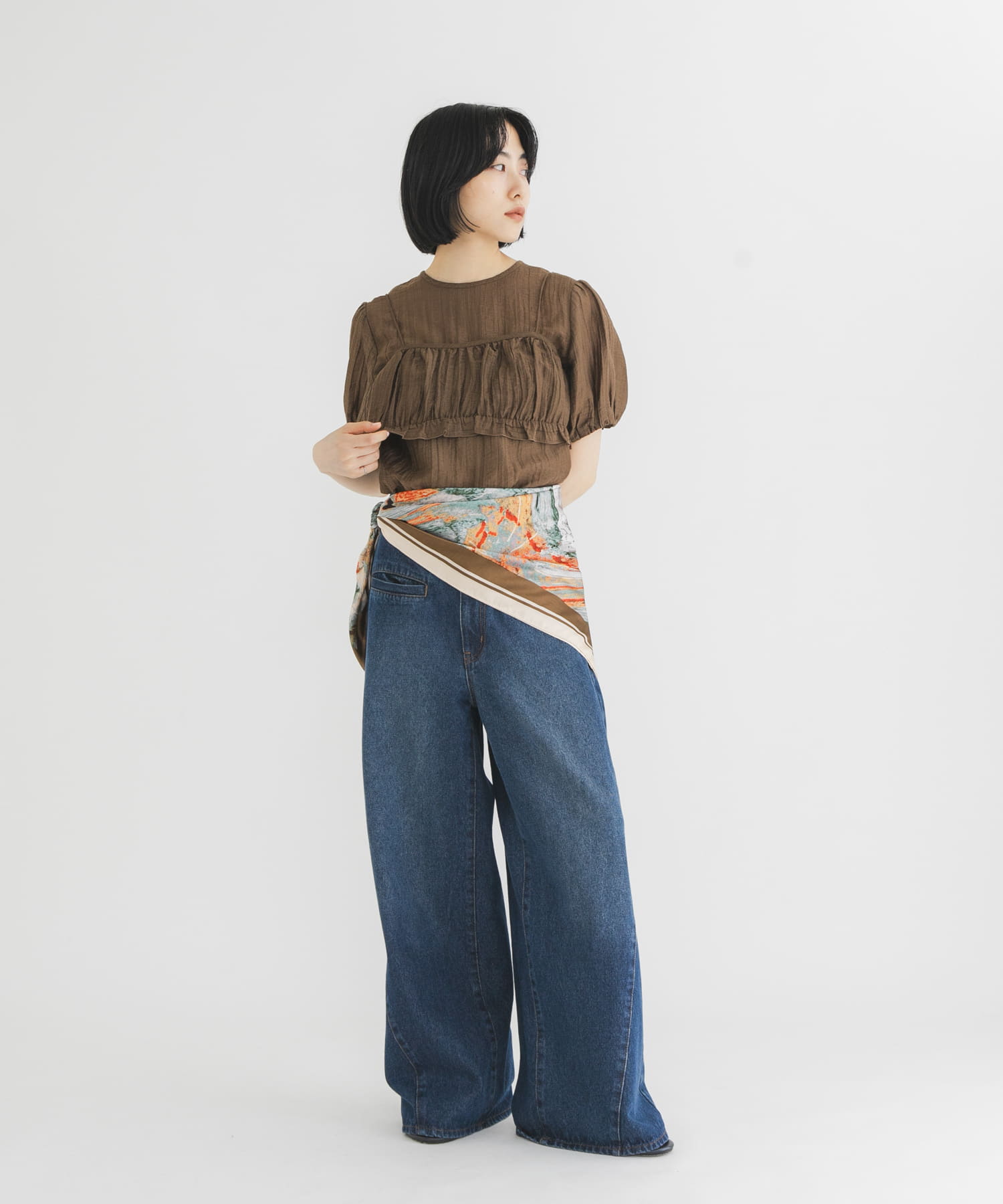身長：160cm サイズ：one