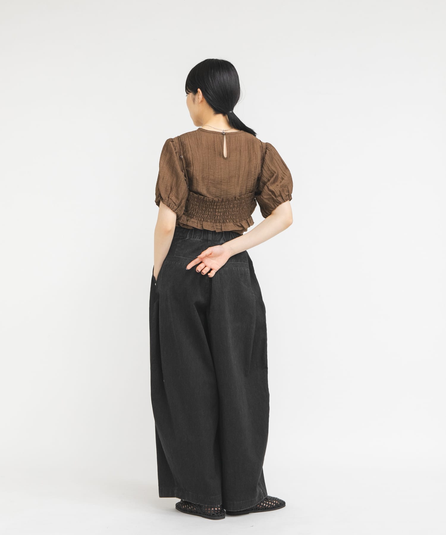 身長：160cm サイズ：one