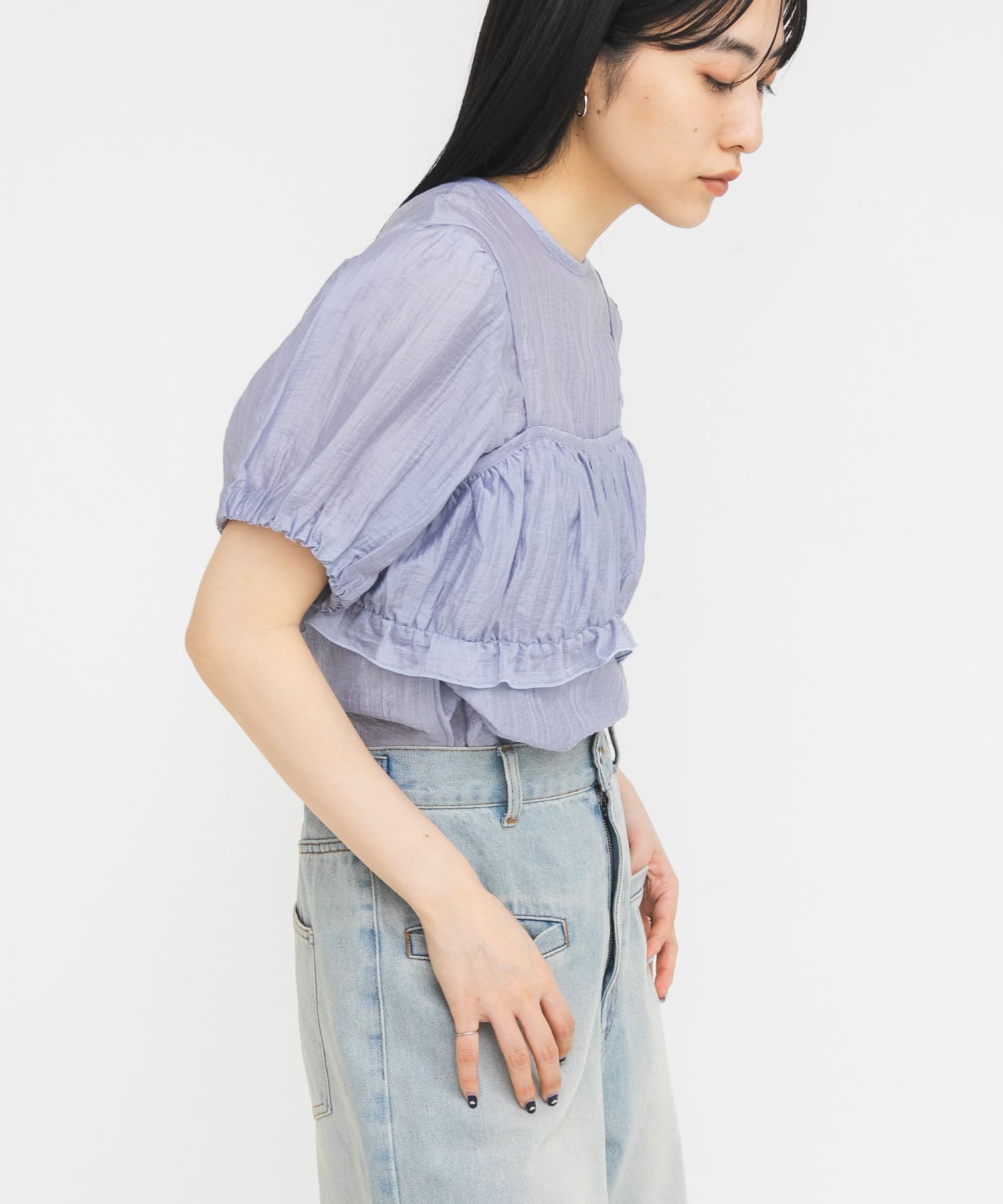 身長：160cm サイズ：one