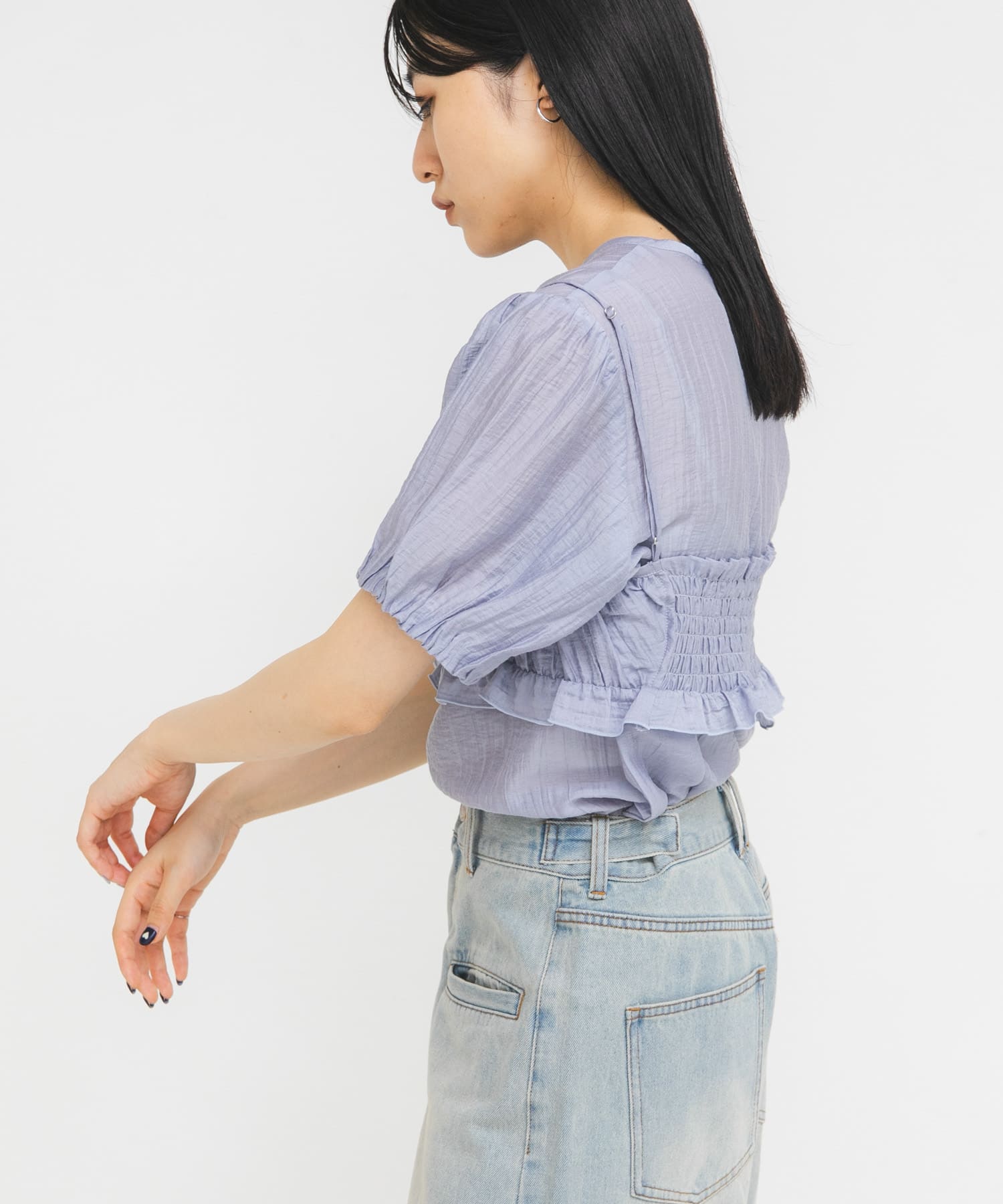 身長：160cm サイズ：one