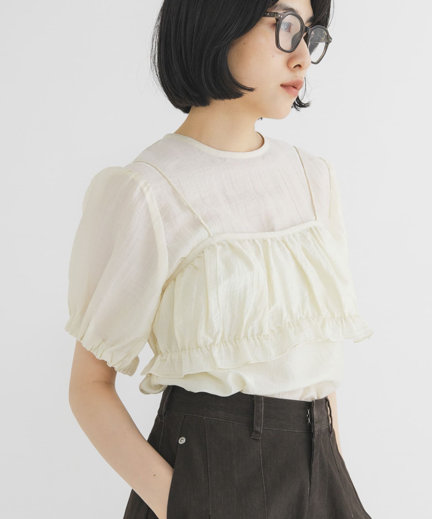 身長：160cm サイズ：one