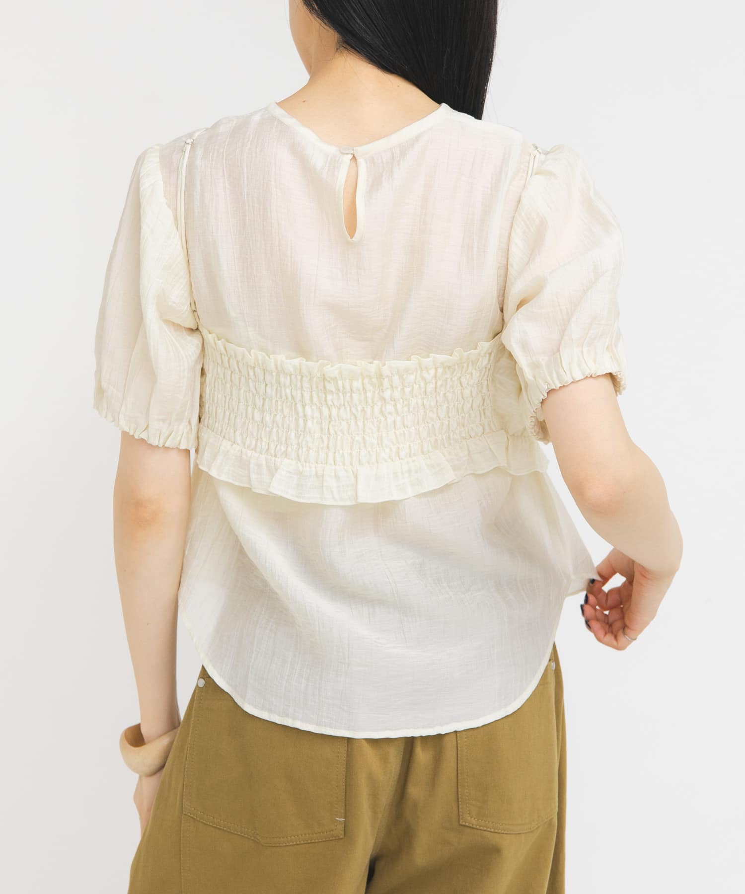 身長：160cm サイズ：one