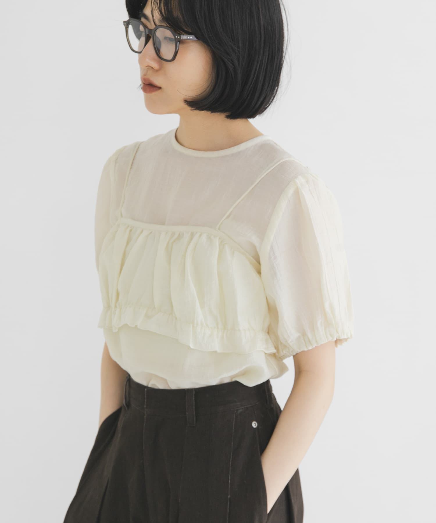 身長：160cm サイズ：one