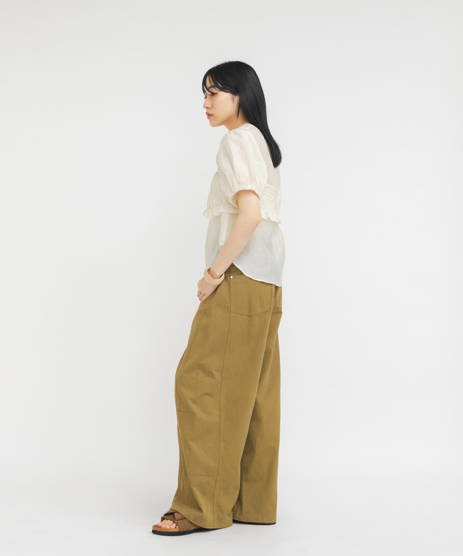 身長：160cm サイズ：one