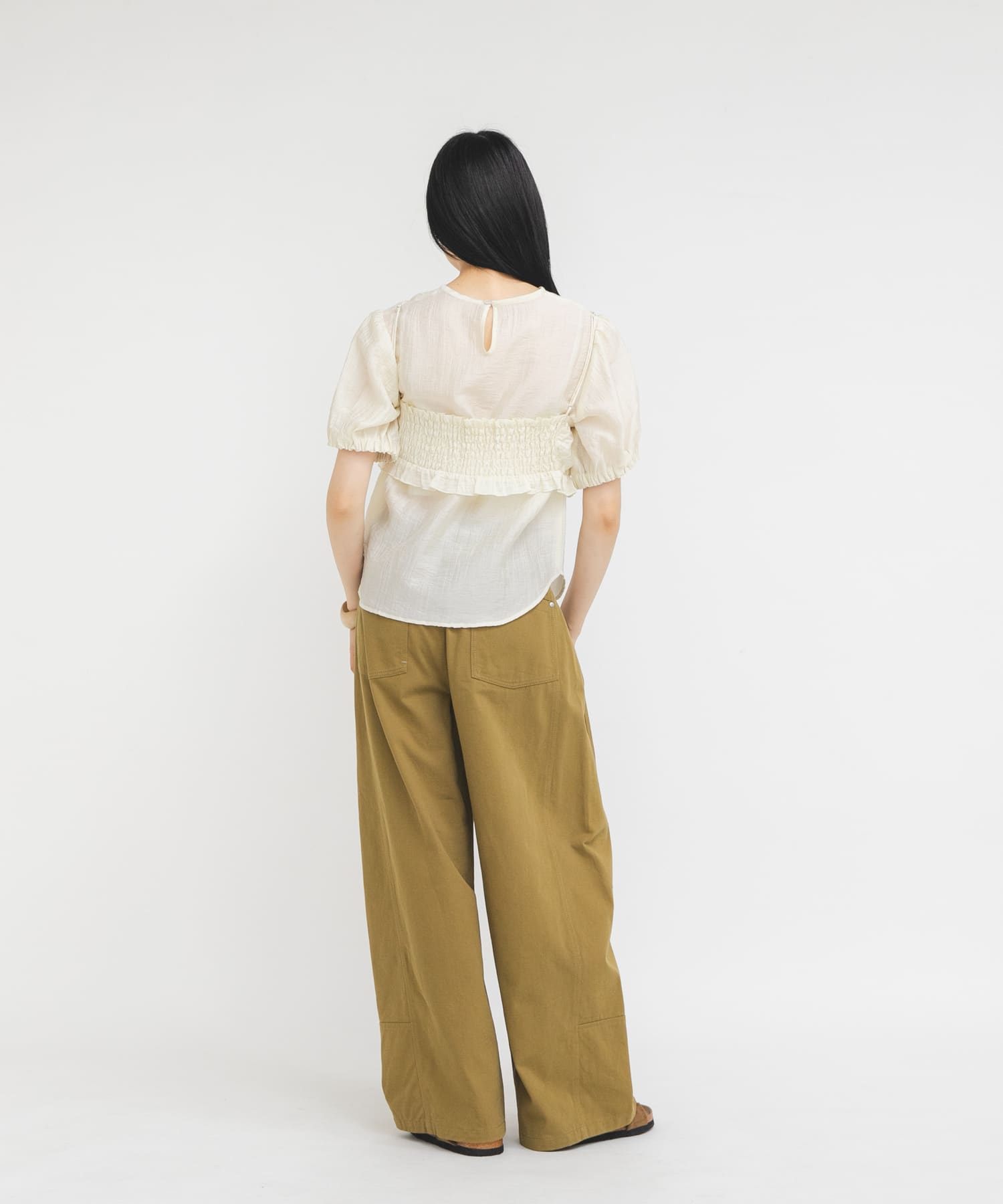 身長：160cm サイズ：one