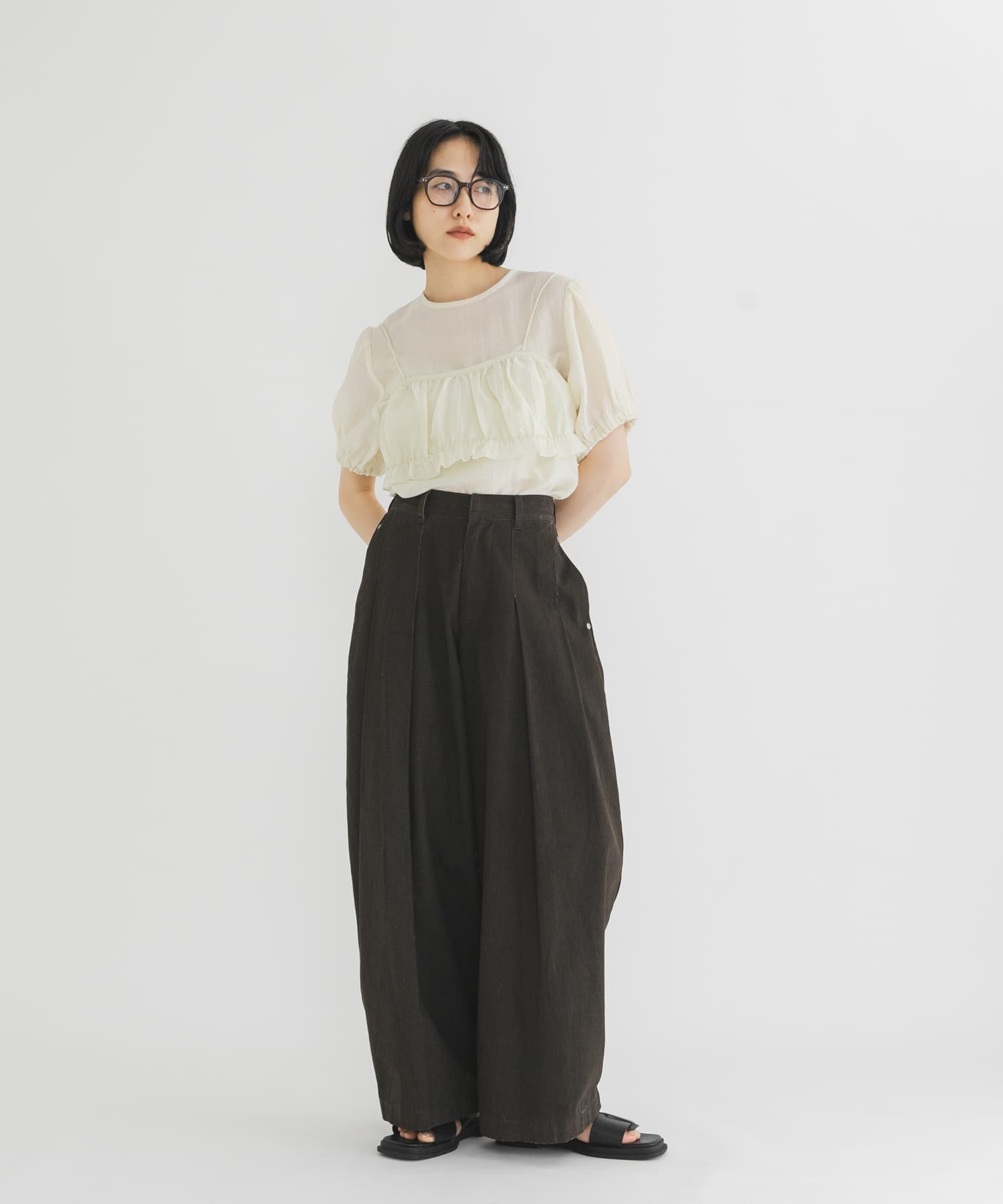 身長：160cm サイズ：one
