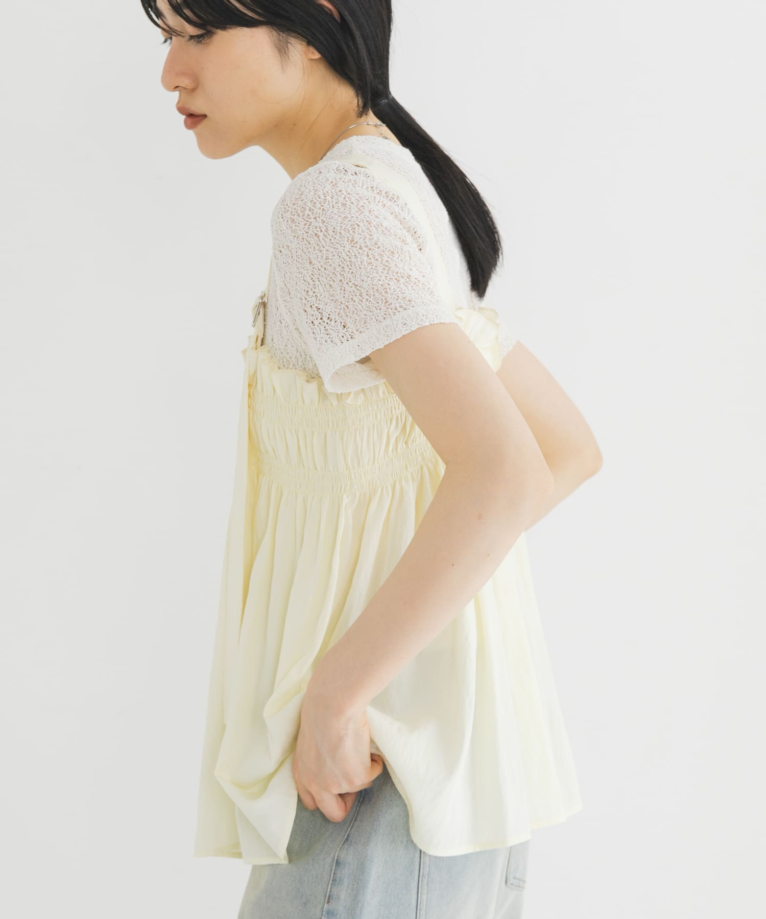 身長 : 160cm サイズ : one