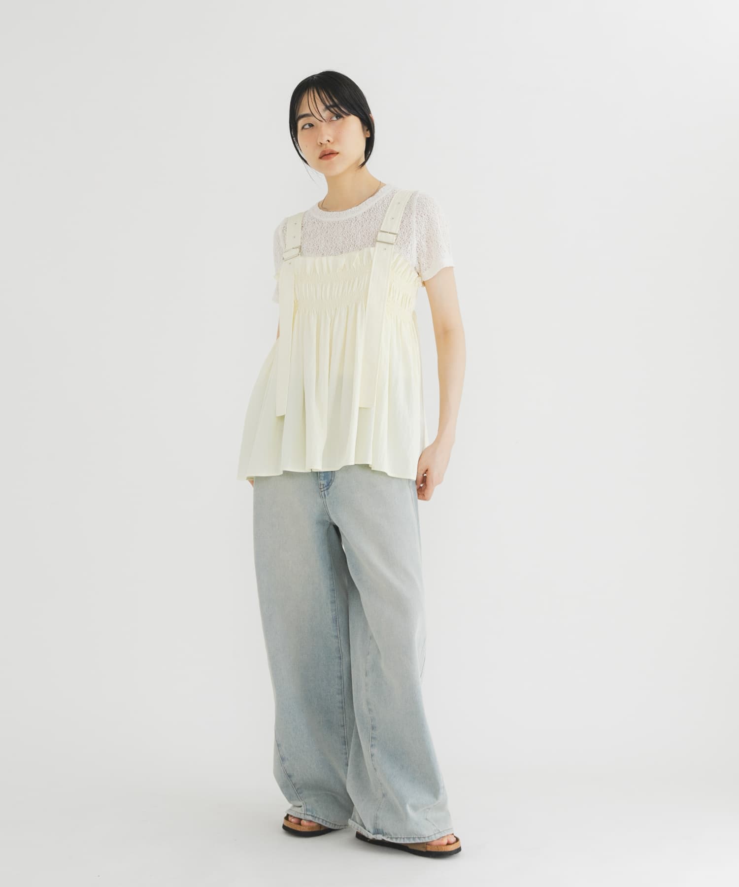 身長 : 160cm サイズ : one