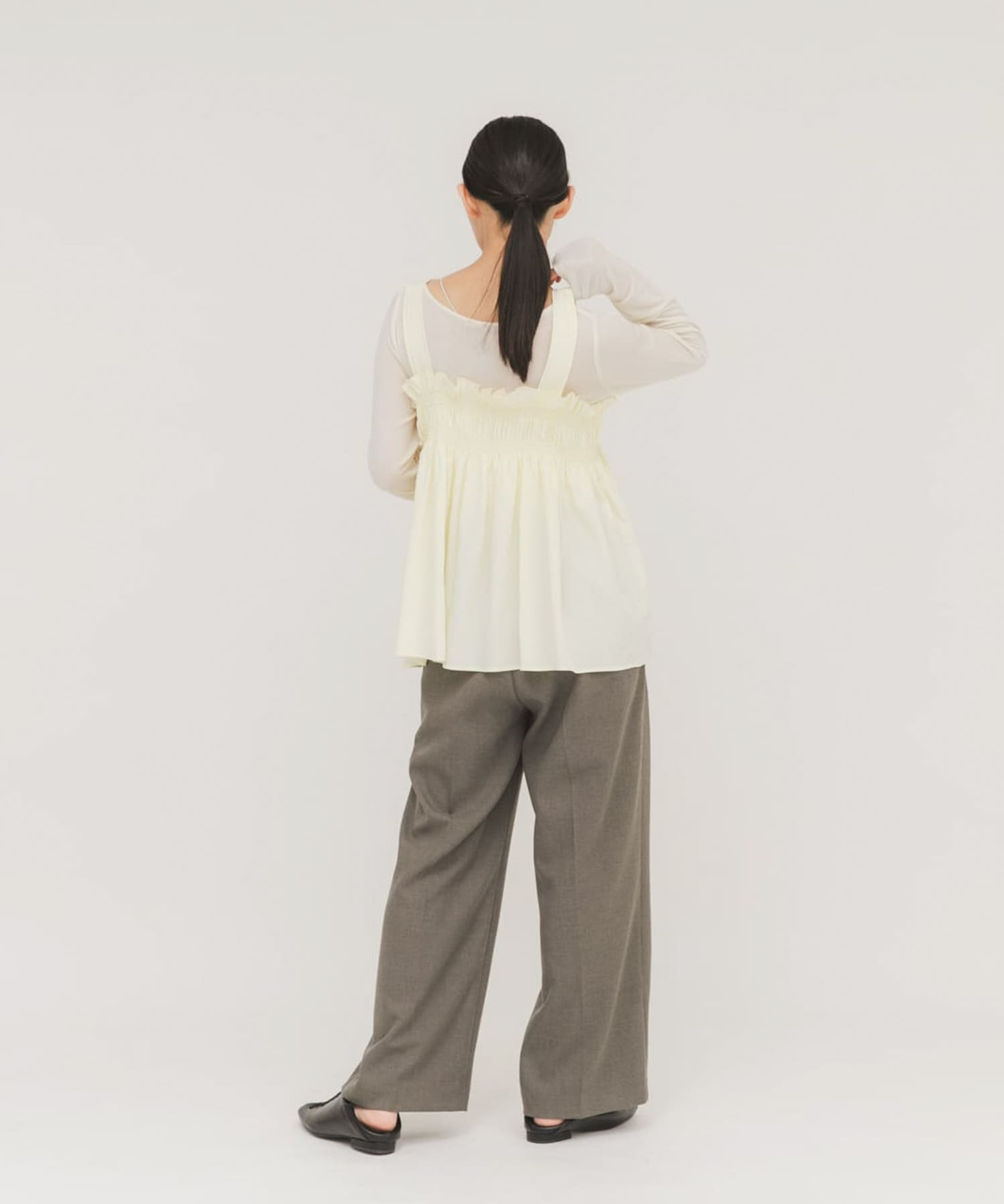 身長 : 163cm サイズ : one