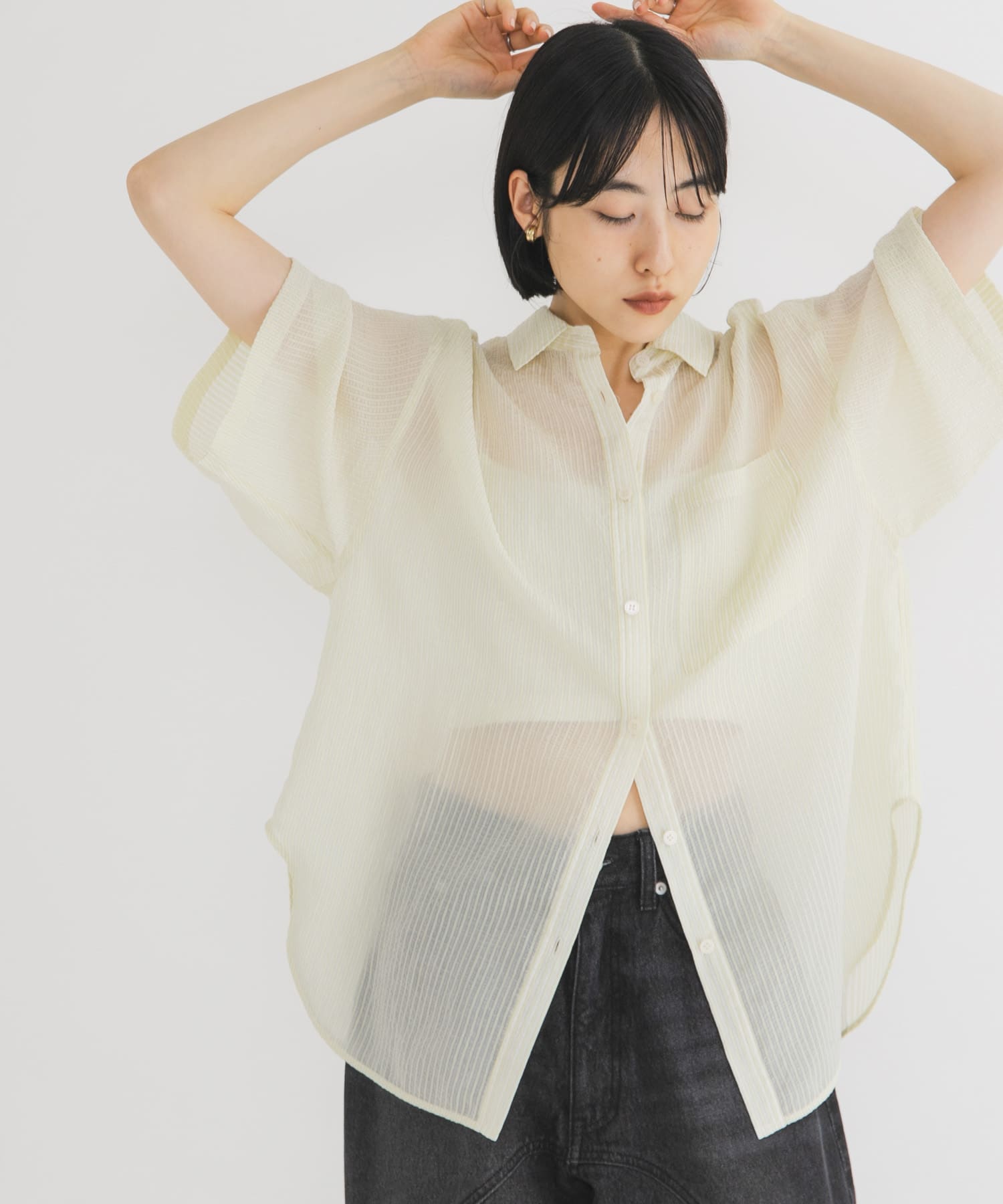 身長：160cm サイズ：one