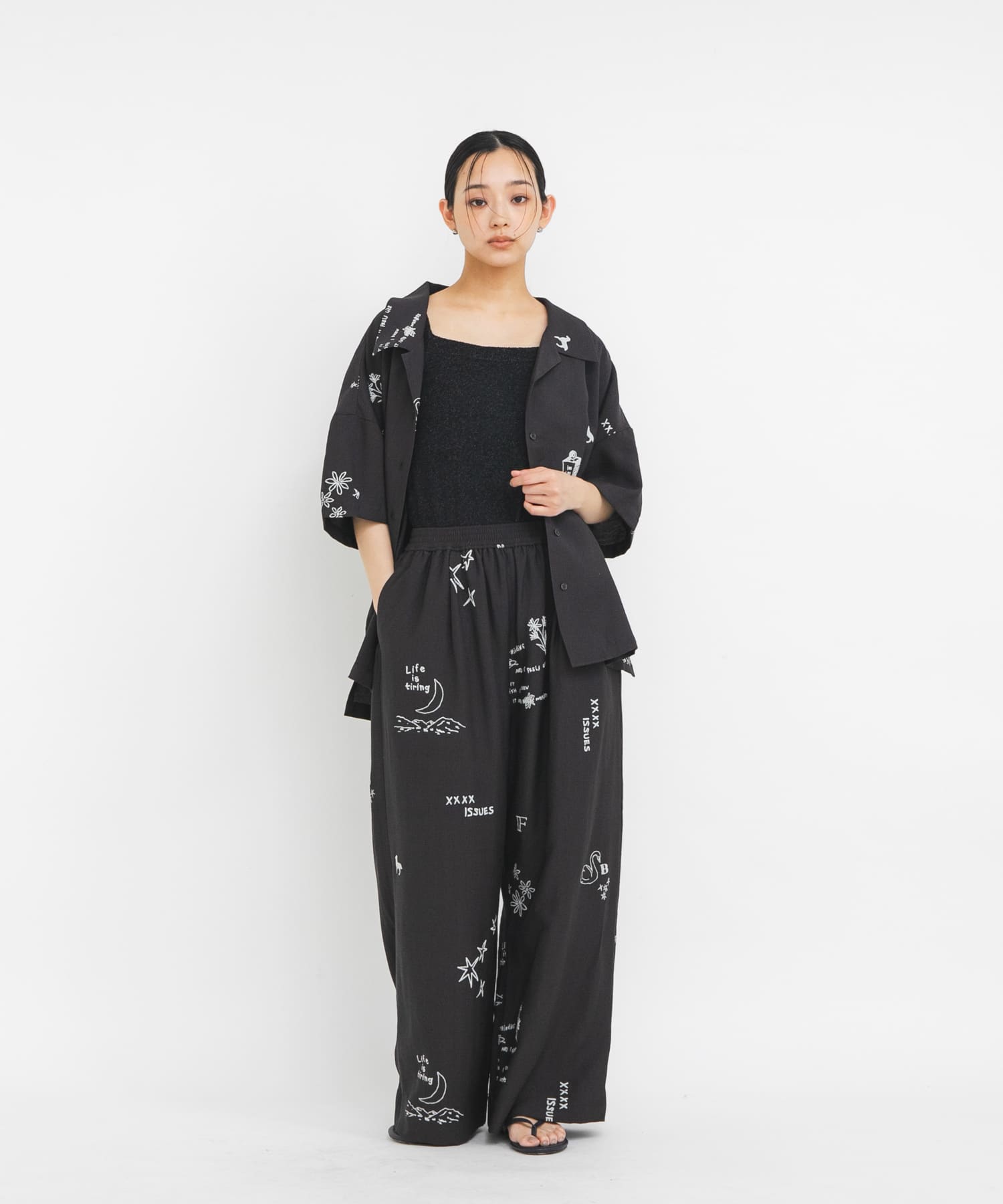 身長 : 163cm サイズ : one