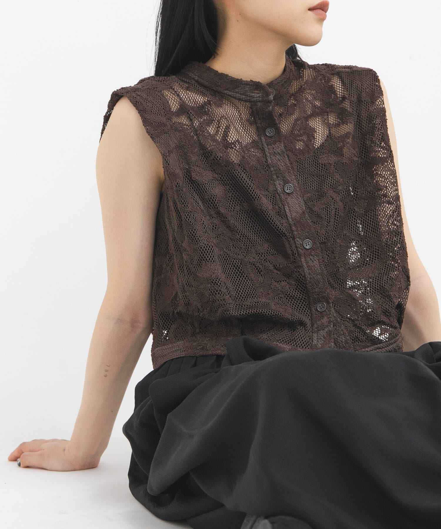 身長：160cm サイズ：one