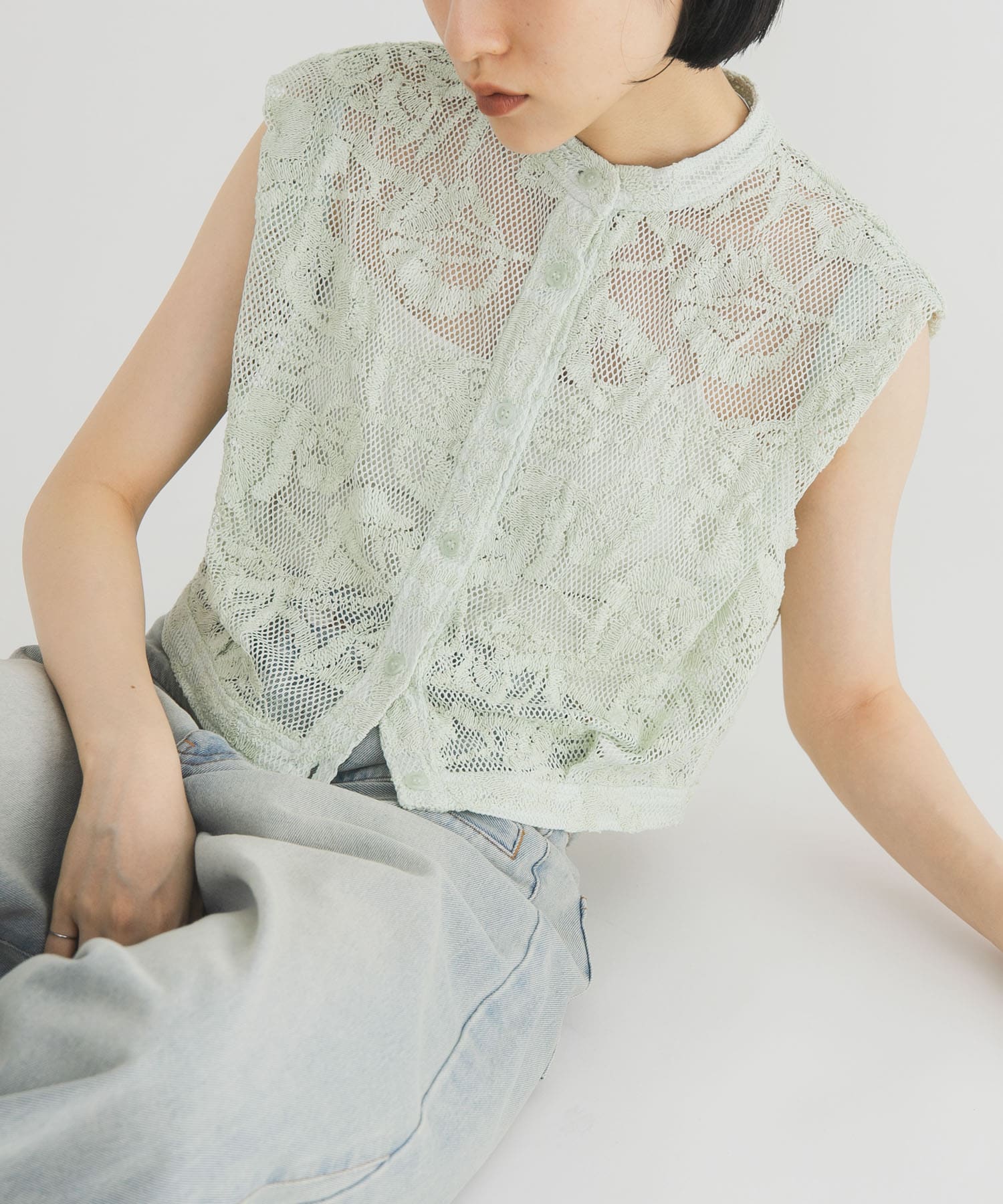 身長：160cm サイズ：one