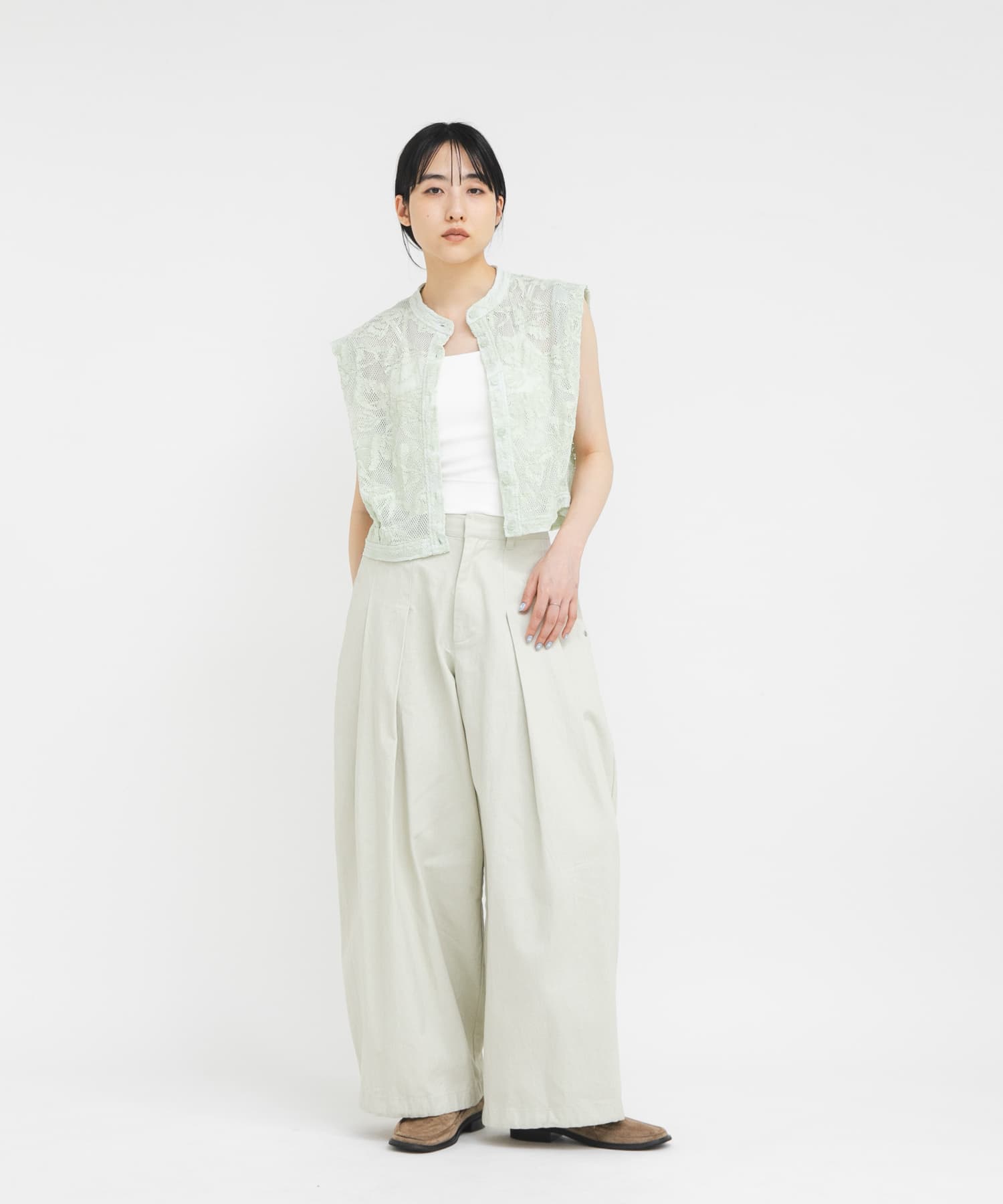 身長：160cm サイズ：one