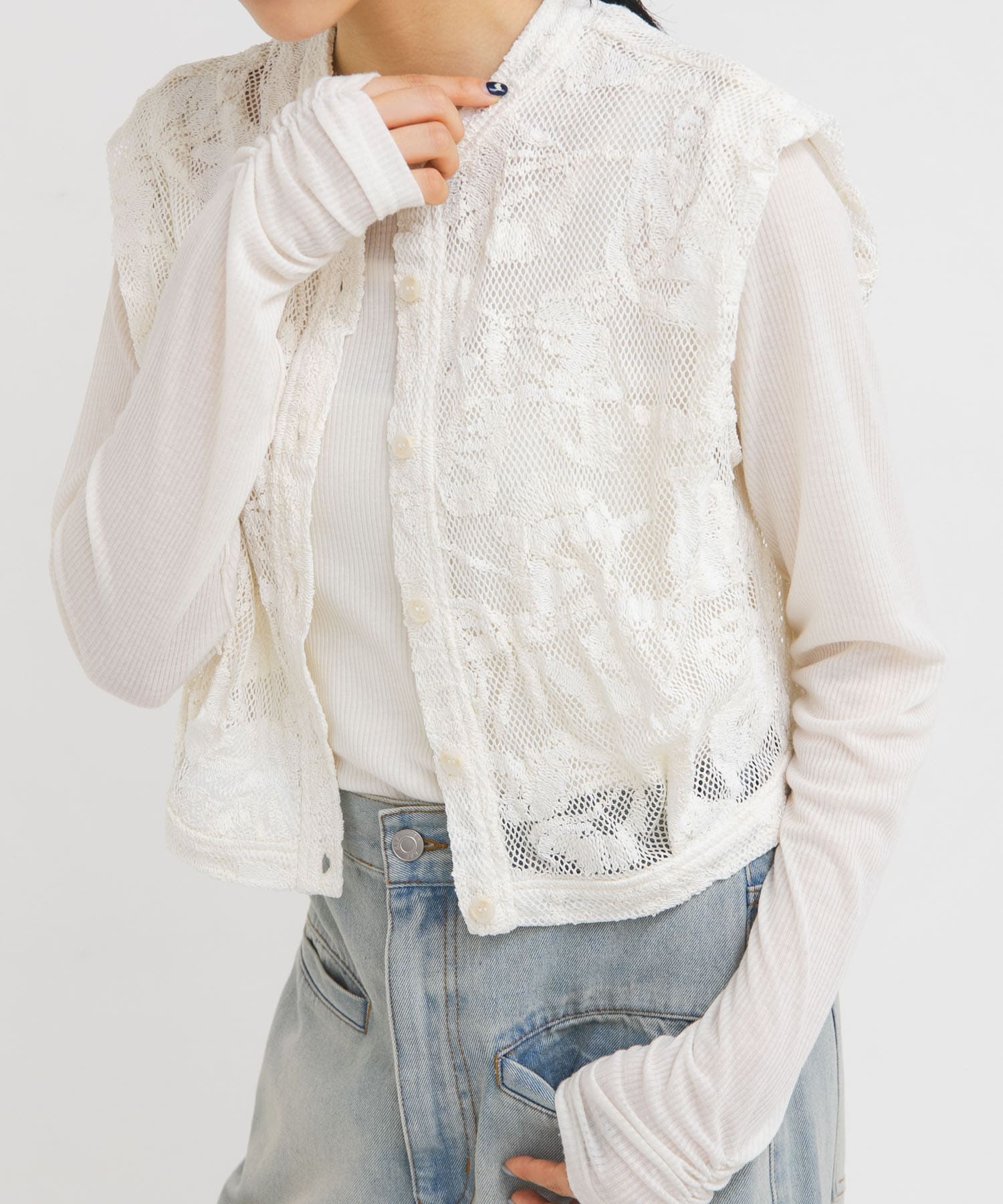 身長：160cm サイズ：one