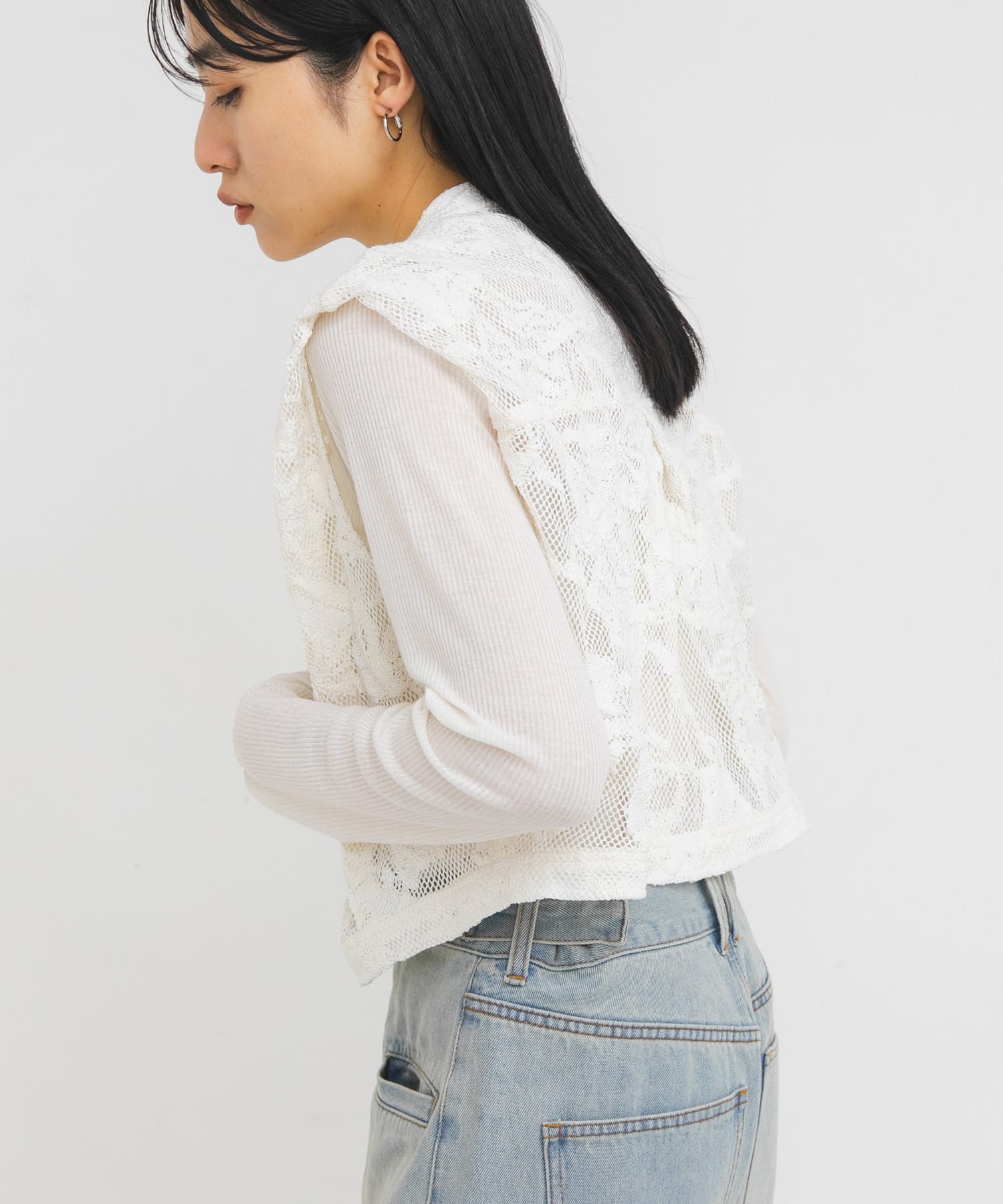 身長：160cm サイズ：one