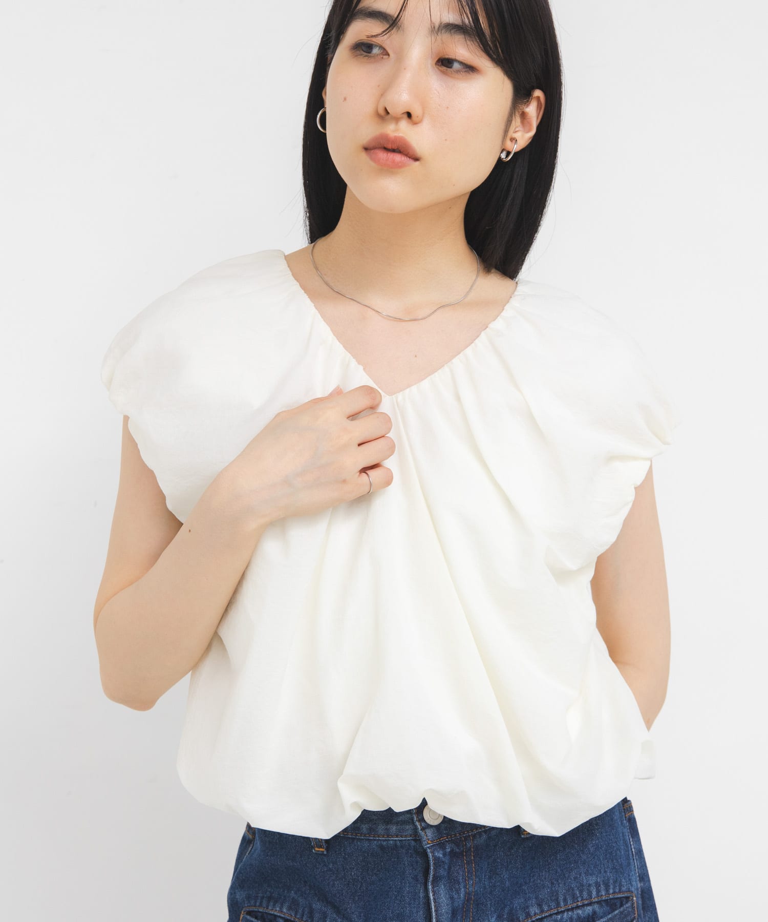身長：160cm サイズ：one