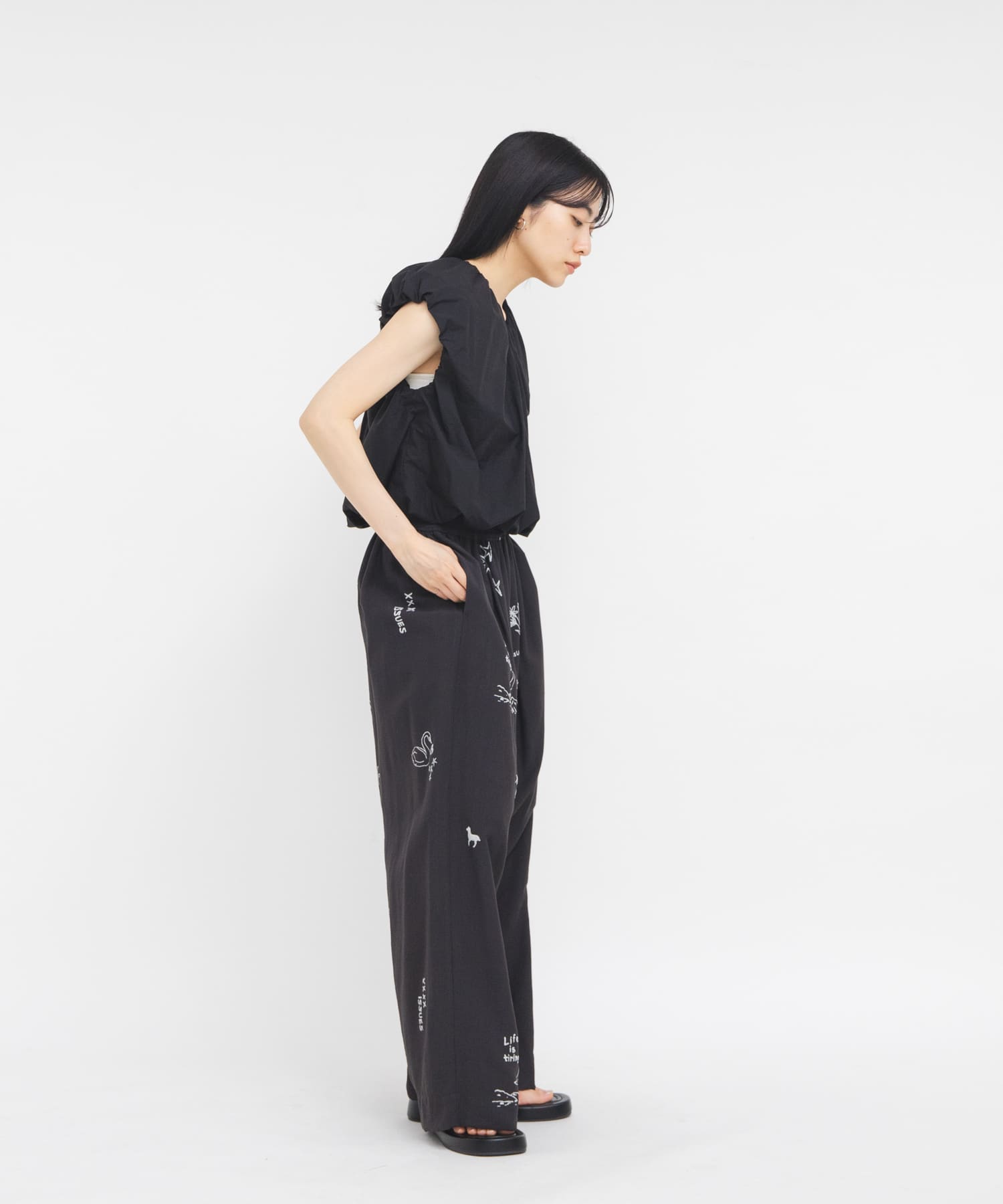 身長：160cm サイズ：one
